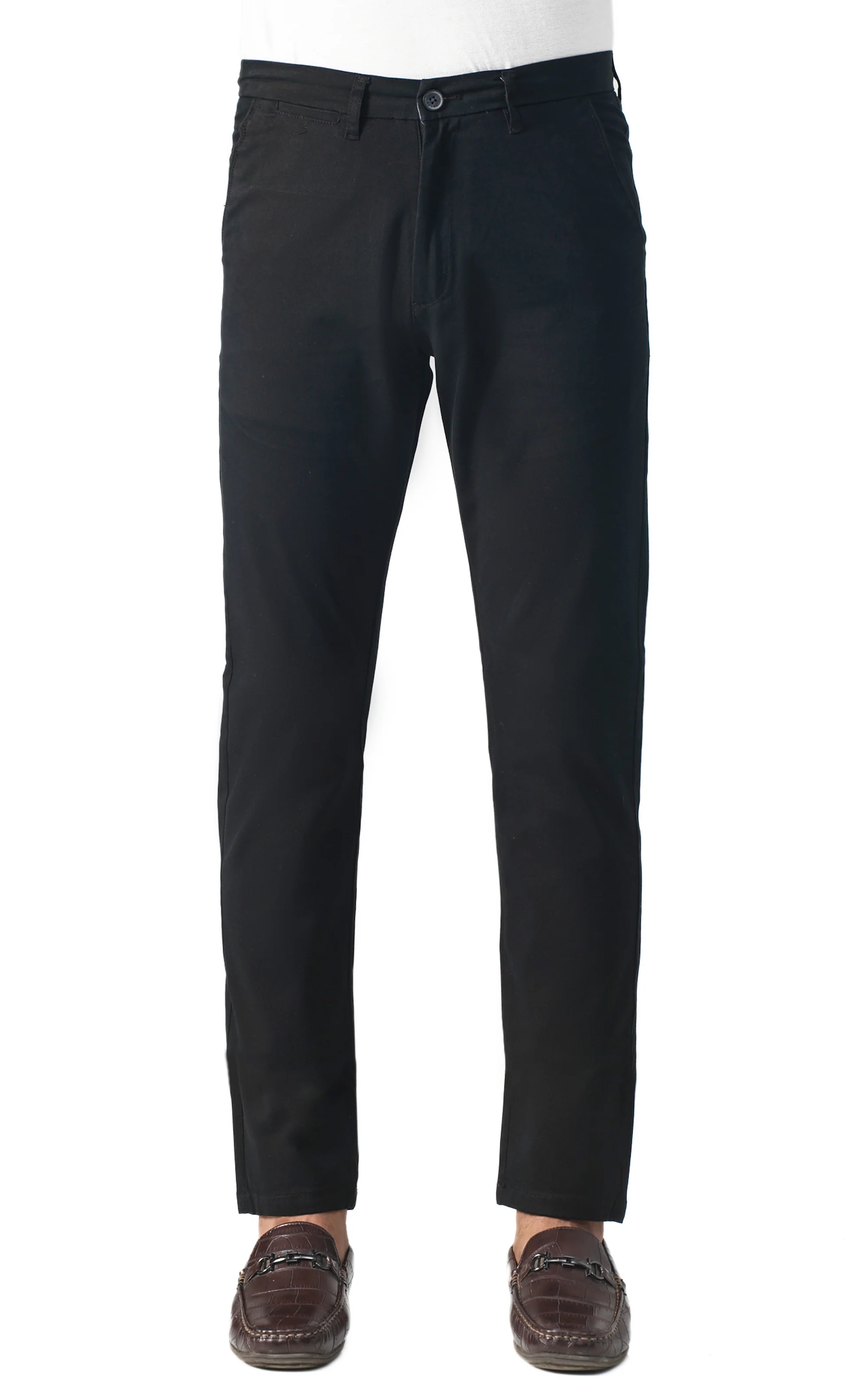 CROSS POCKET CASUAL PANT BLACK - Image 3