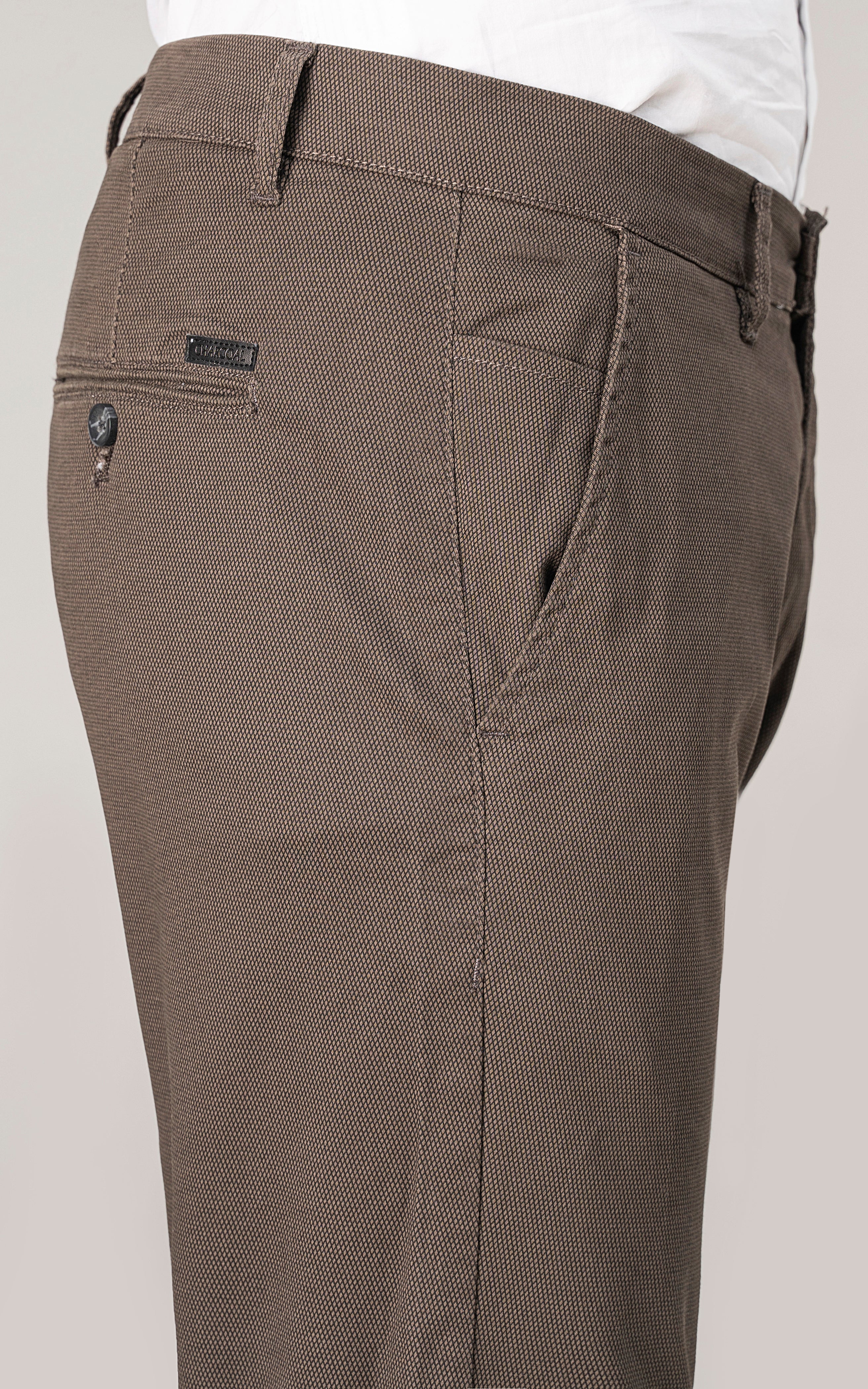 CASUAL PANT CROSS POCKET BROWN - Image 2