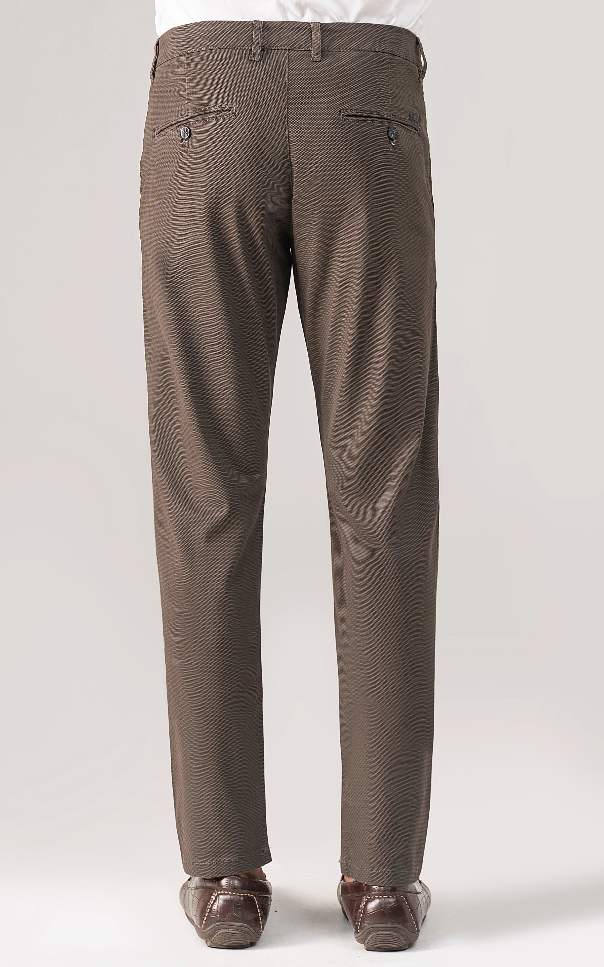 CASUAL PANT CROSS POCKET BROWN - Image 4