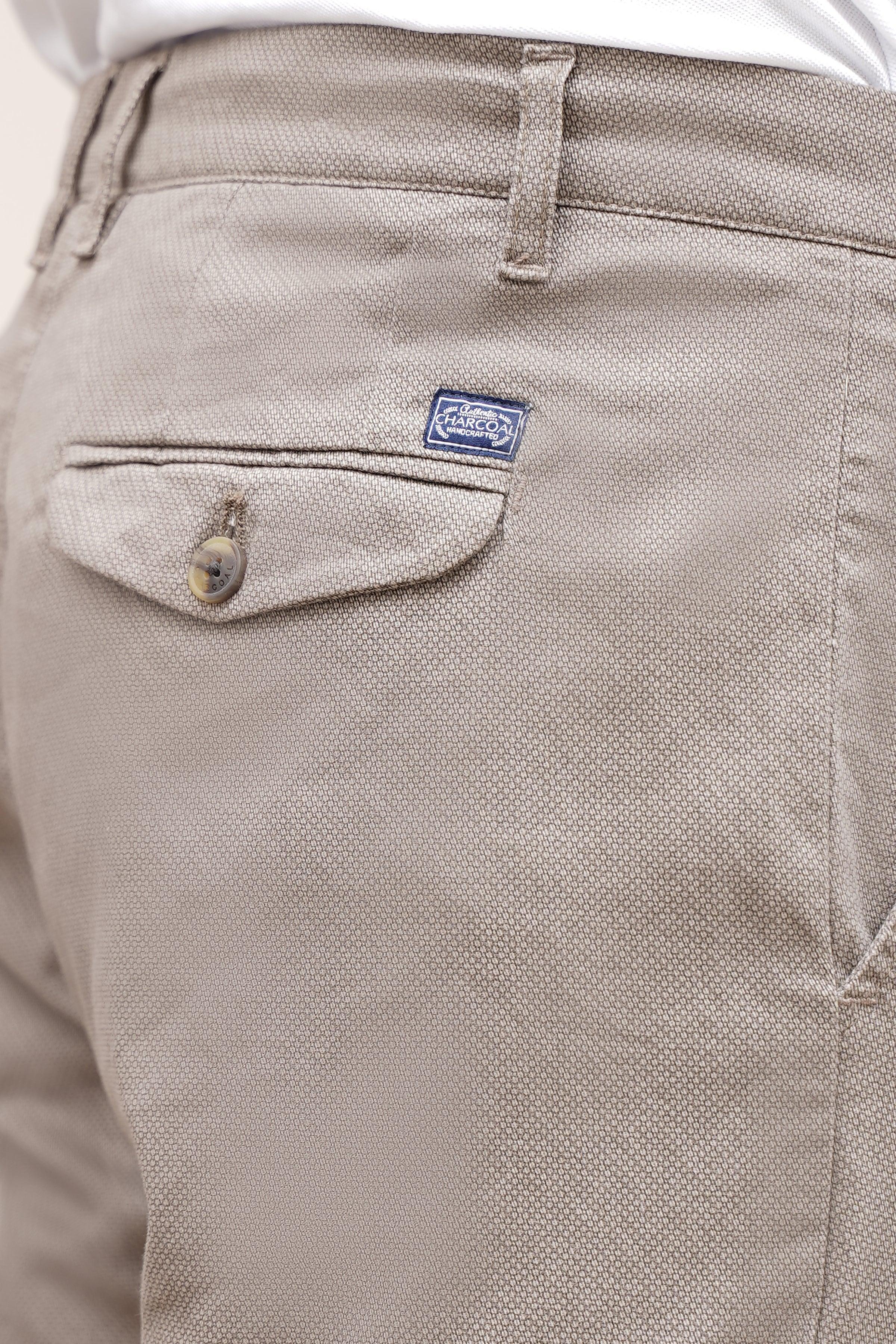 CASUAL PANT CROSS POCKET DARK KHAKI - Image 4