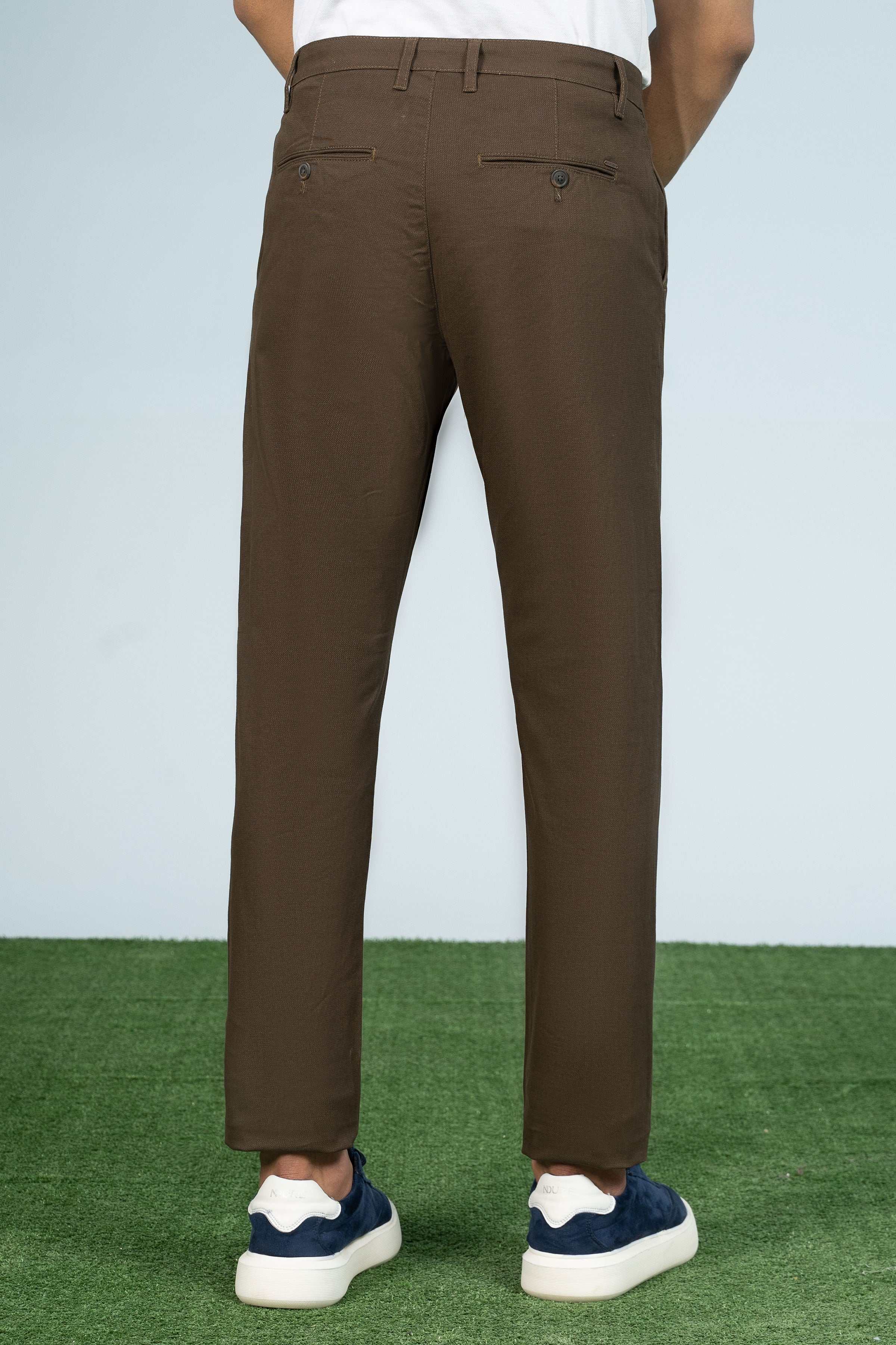 CROSS POCKET PRINTED PANT DARK OLIVE - Image 3