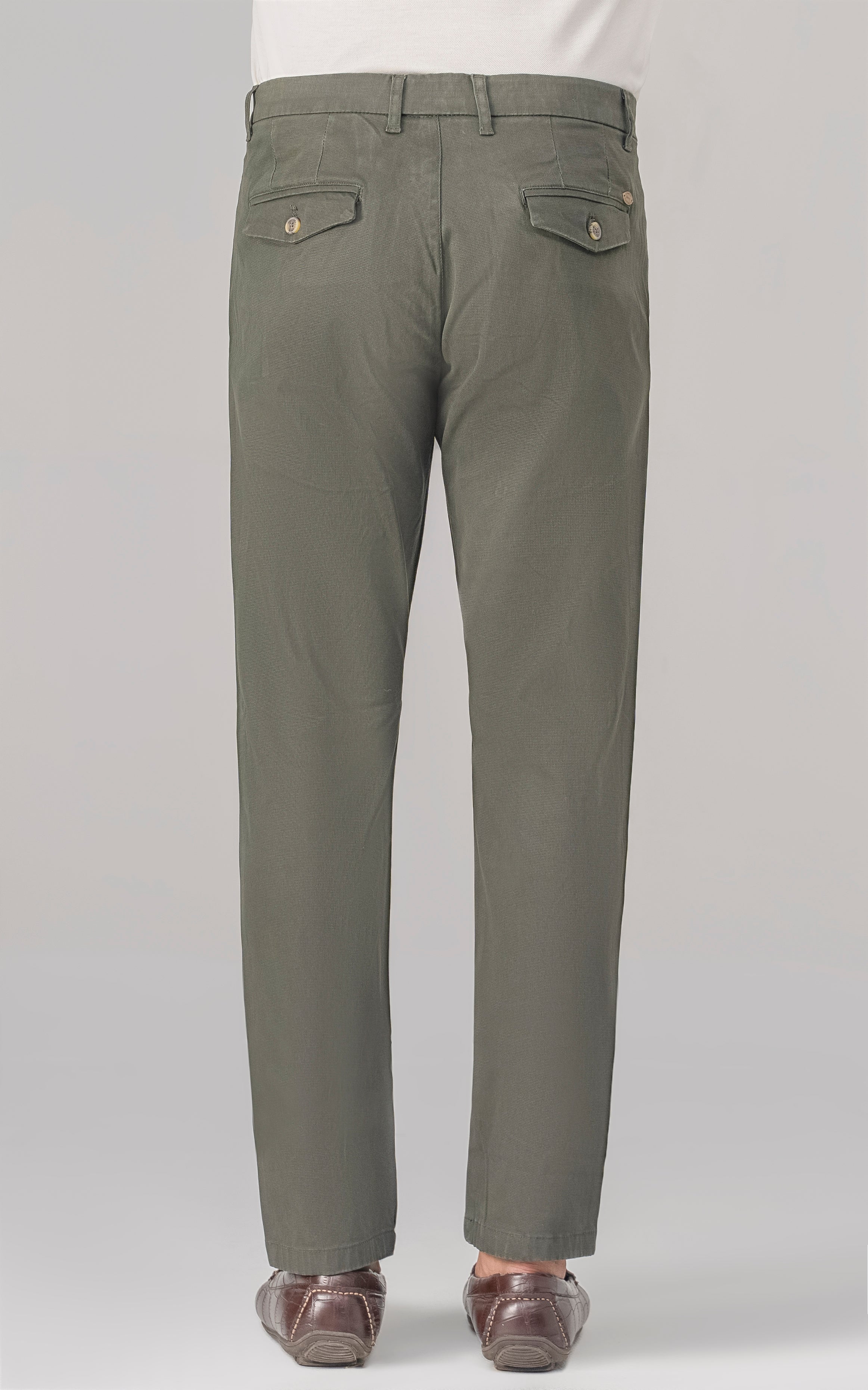 CASUAL PANT CROSS POCKET DARK OLIVE - Image 4