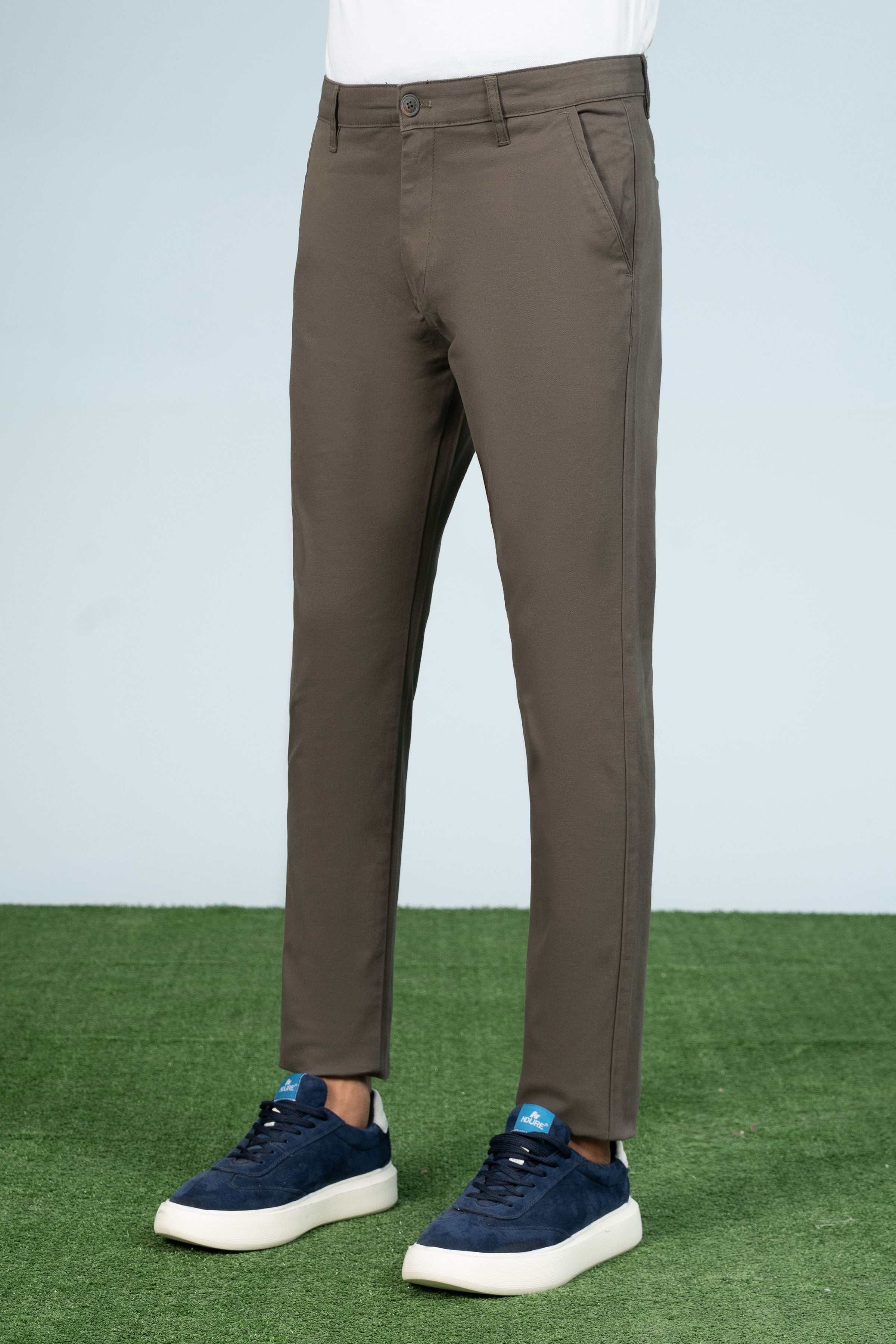 CASUAL PANT CROSS POCKET DARK OLIVE - Image 2