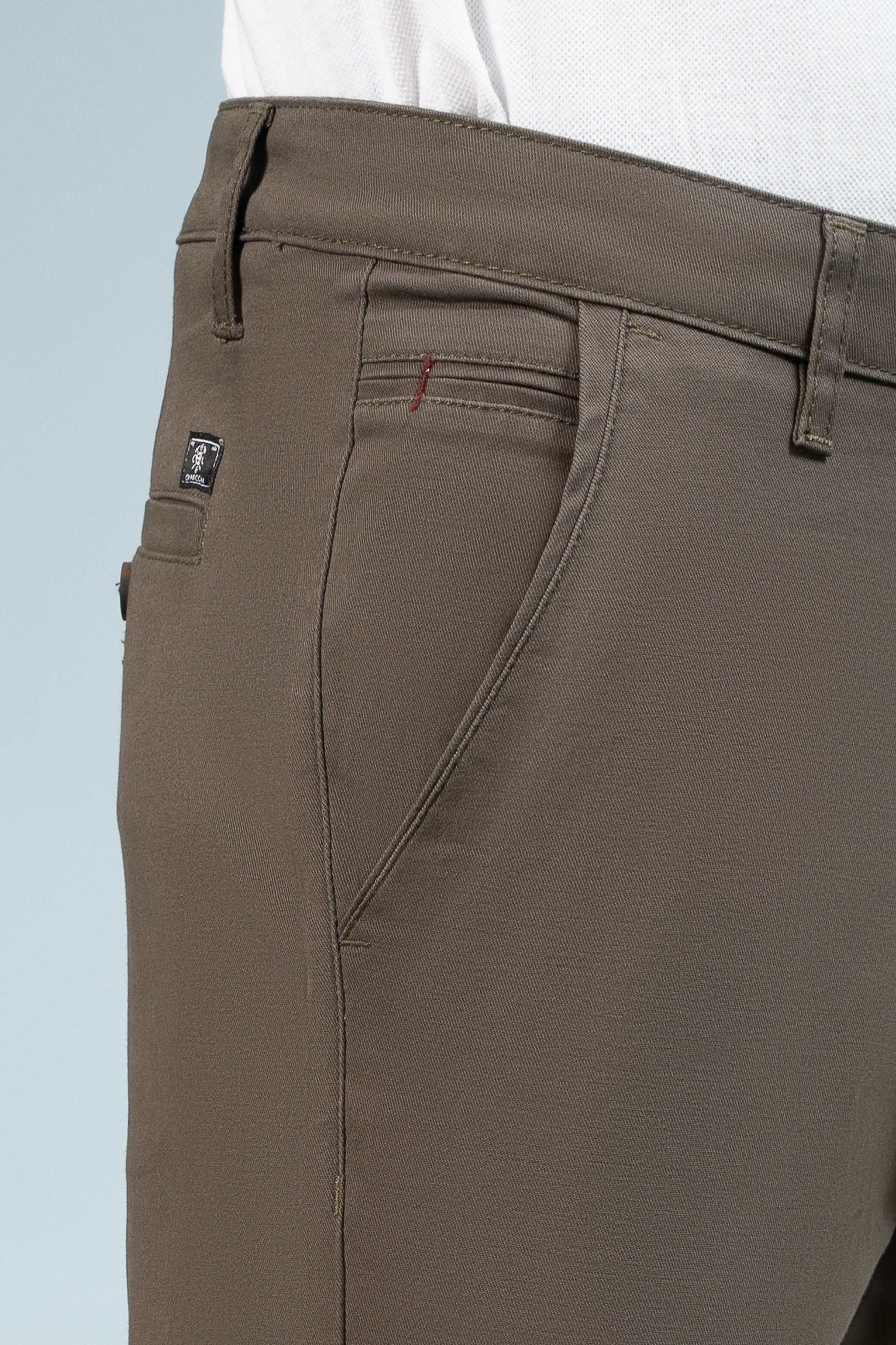 CASUAL PANT CROSS POCKET DARK OLIVE - Image 4