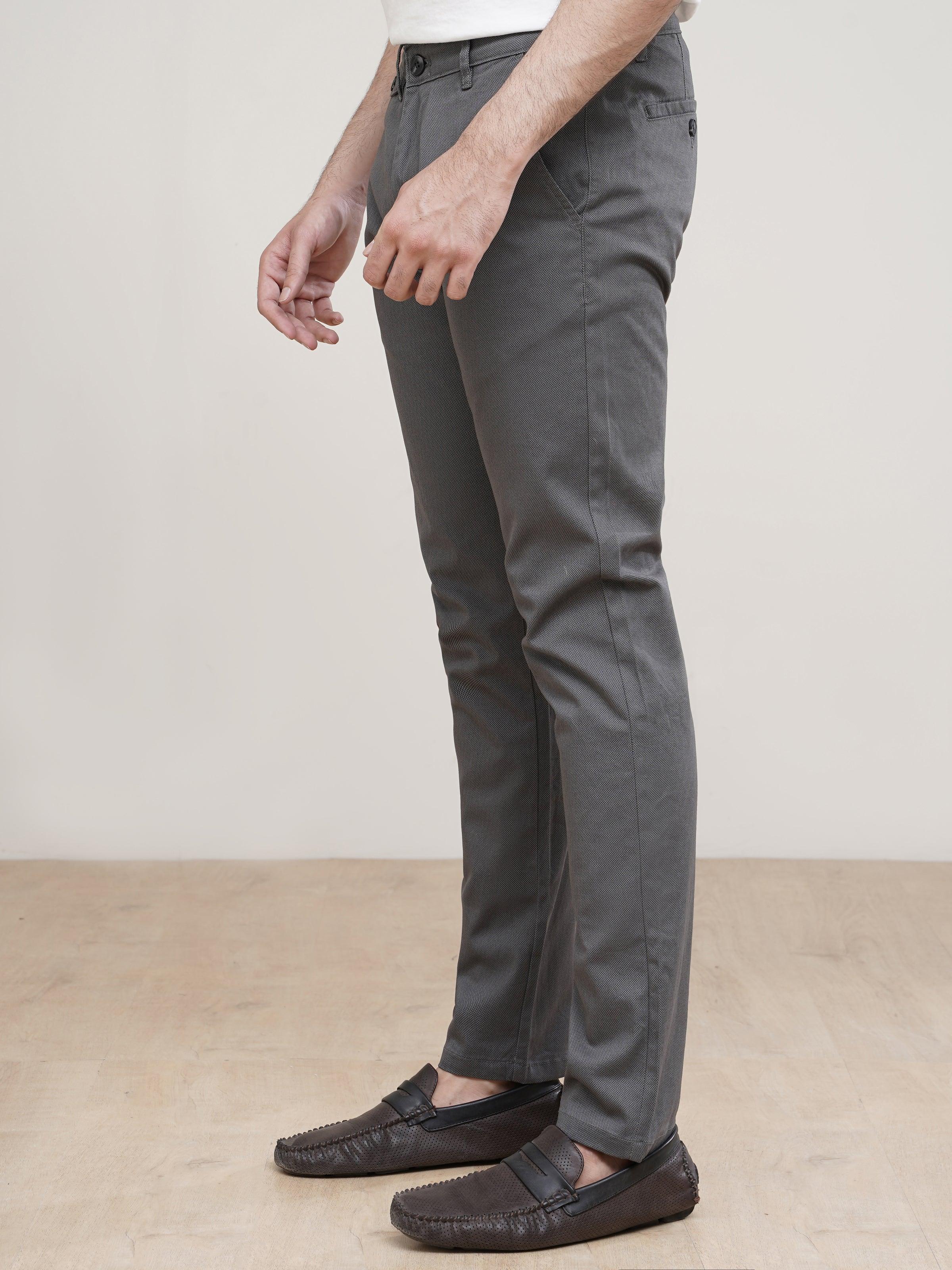 CASUAL PANT CROSS POCKET GREY BLUE - Image 2