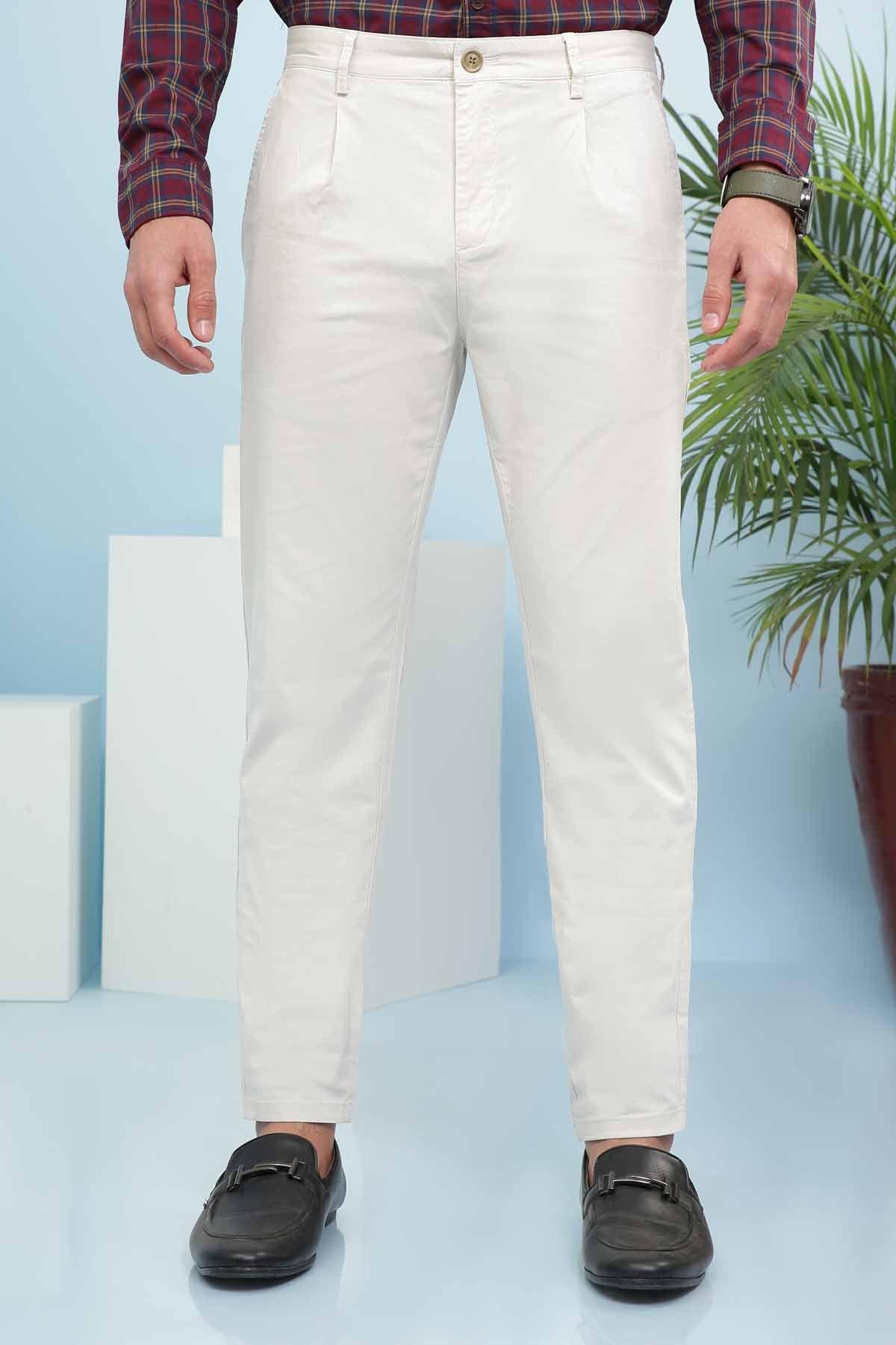 CASUAL PANT CROSS POCKET LIGHT BEIGE - Image 2