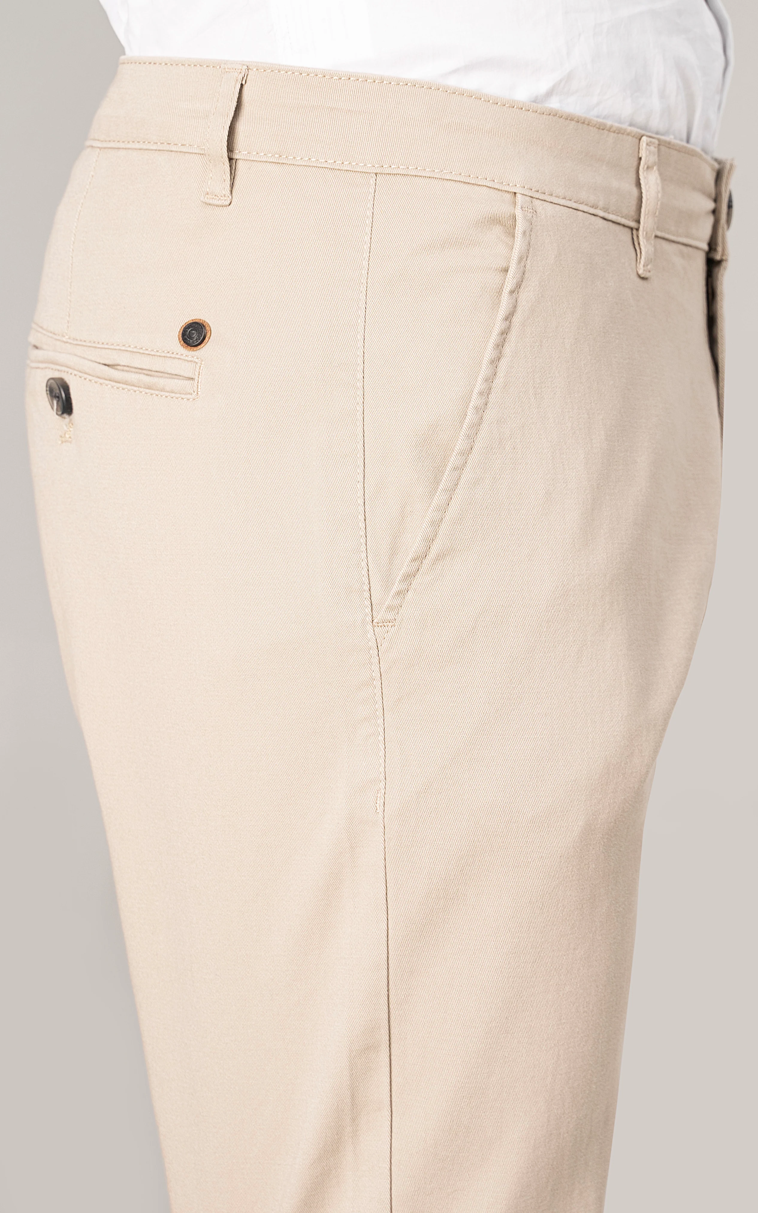 CASUAL PANT CROSS POCKET LIGHT KHAKI - Image 2