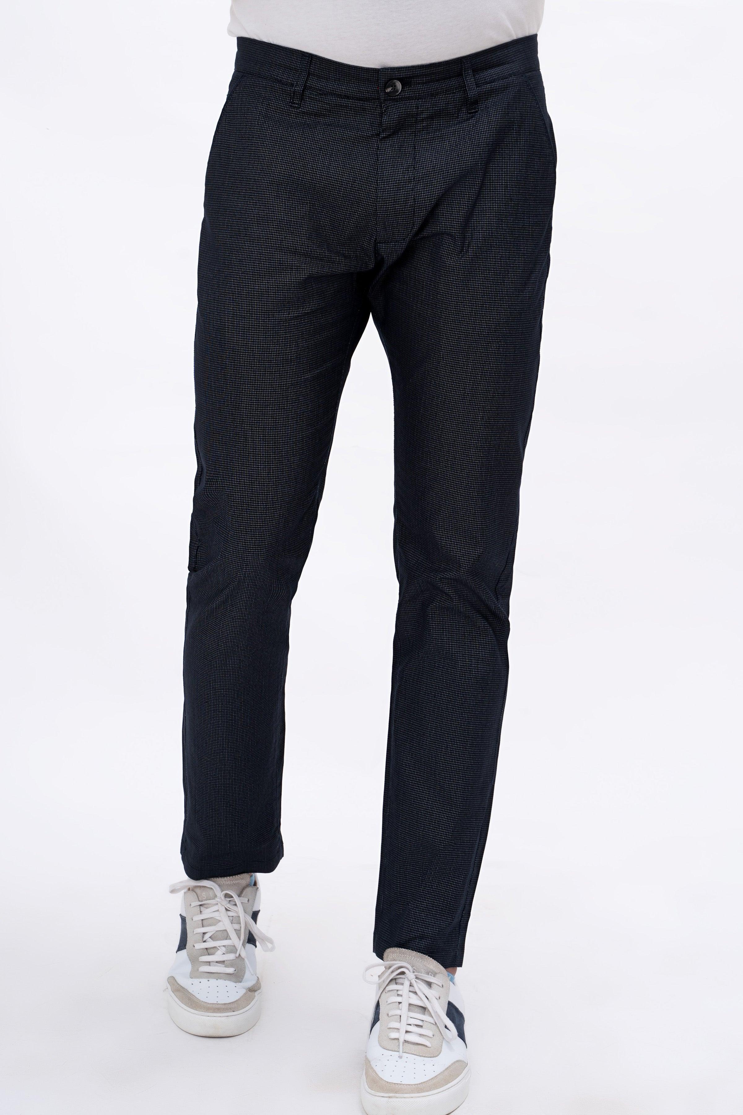 CASUAL PANT CROSS POCKET NAVY BLACK - Image 2
