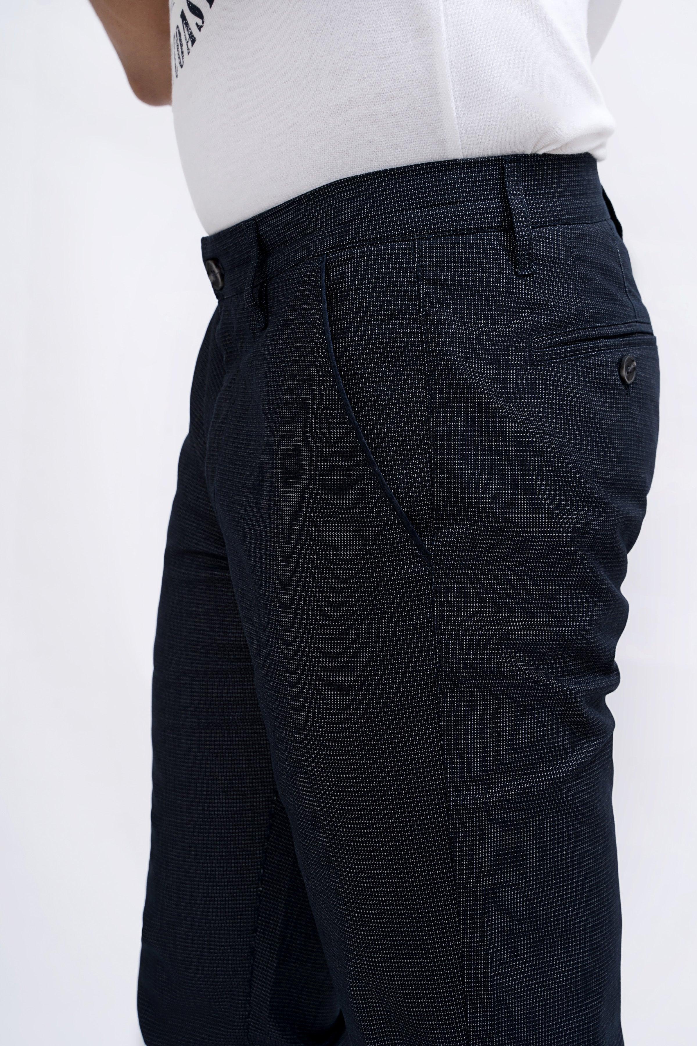 CASUAL PANT CROSS POCKET NAVY BLACK - Image 6