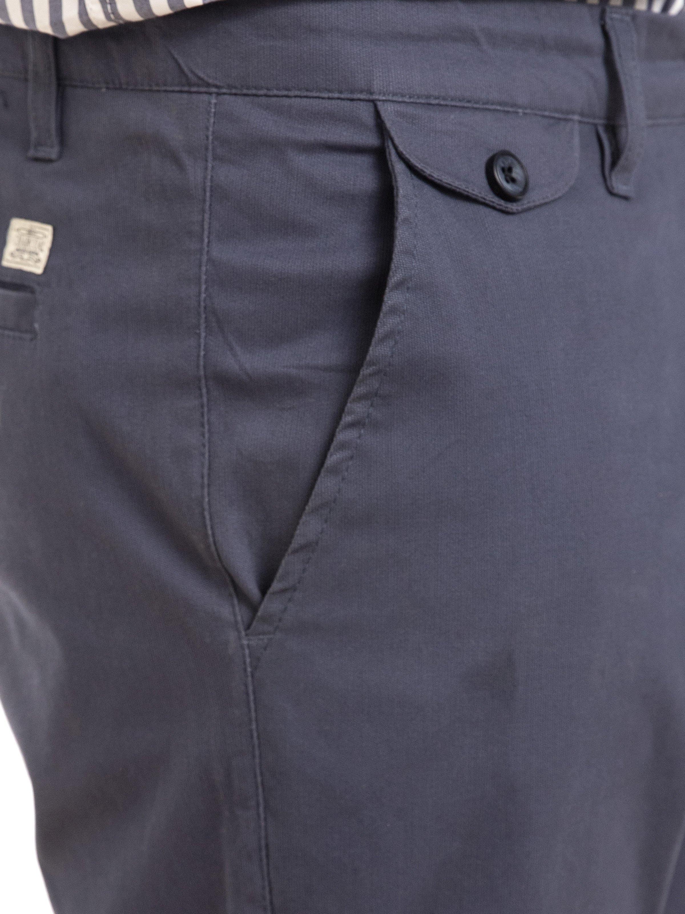 CASUAL PANT CROSS POCKET SLIM FIT DARK BLUE - Image 3