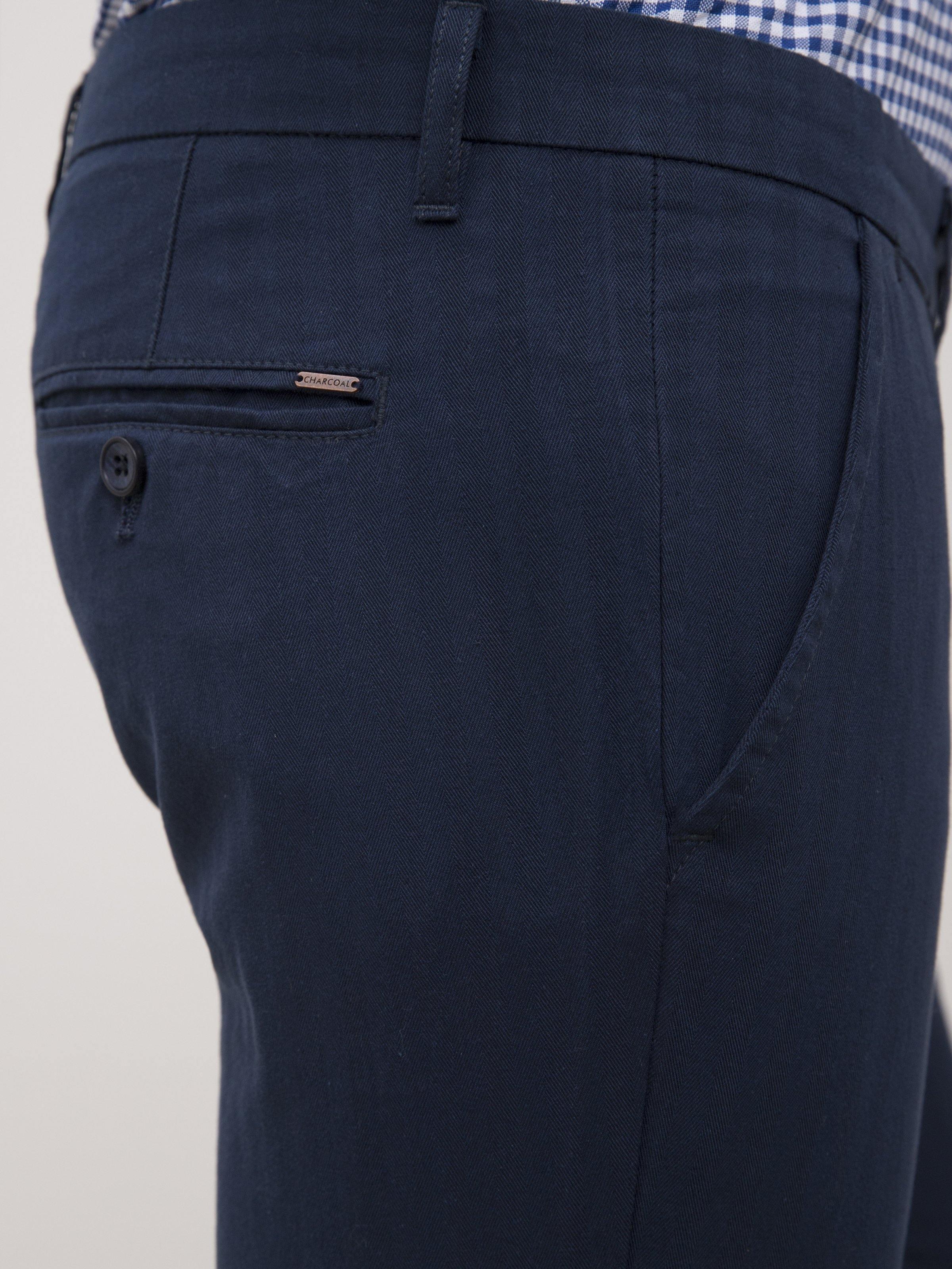 CASUAL PANT CROSS POCKET WITH DOUBLE BONE SLIM FIT NAVY - Image 3