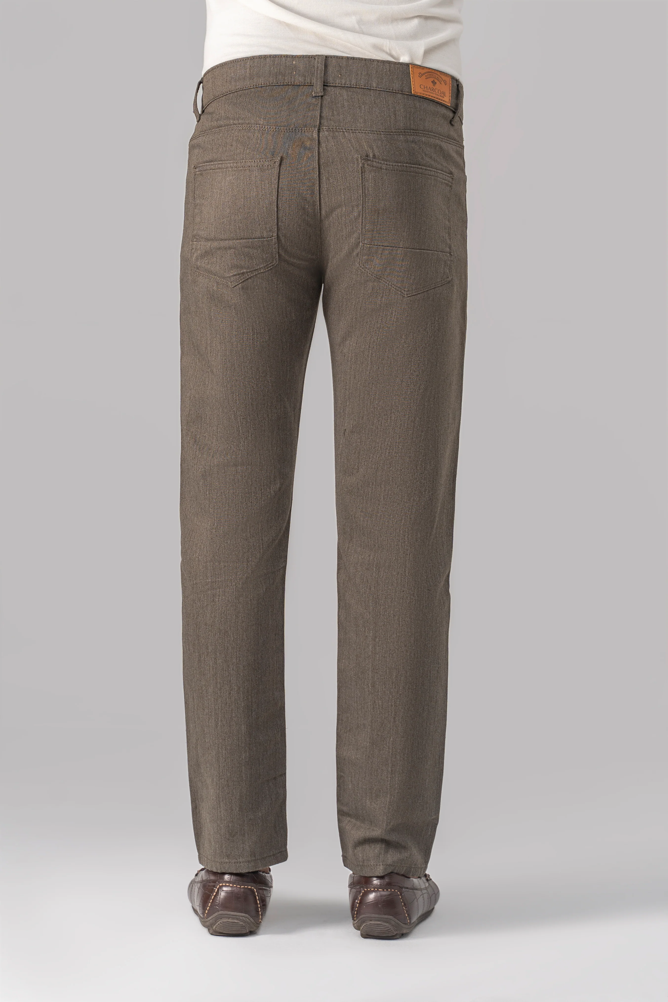 CASUAL PANT STRAIGHT FIT OLIVE - Image 3