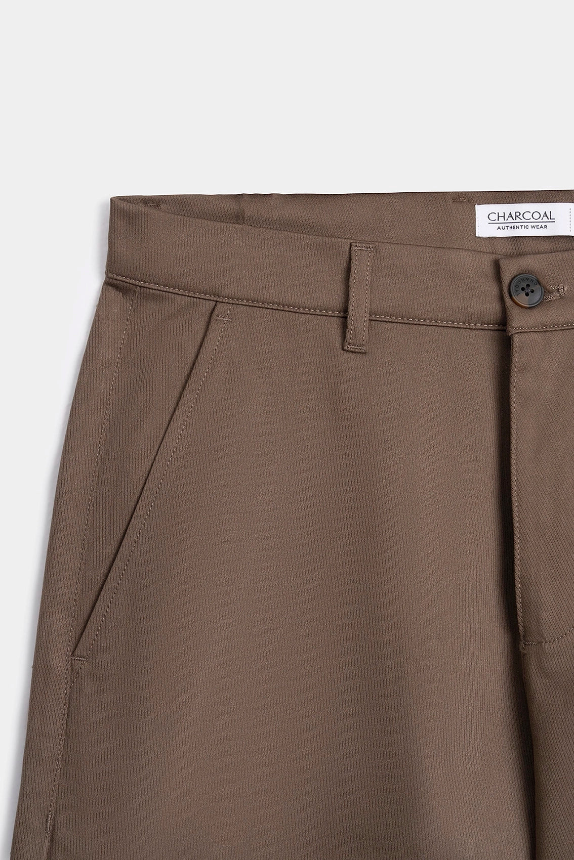 CASUAL PANT REGULAR FIT BROWN - Image 4