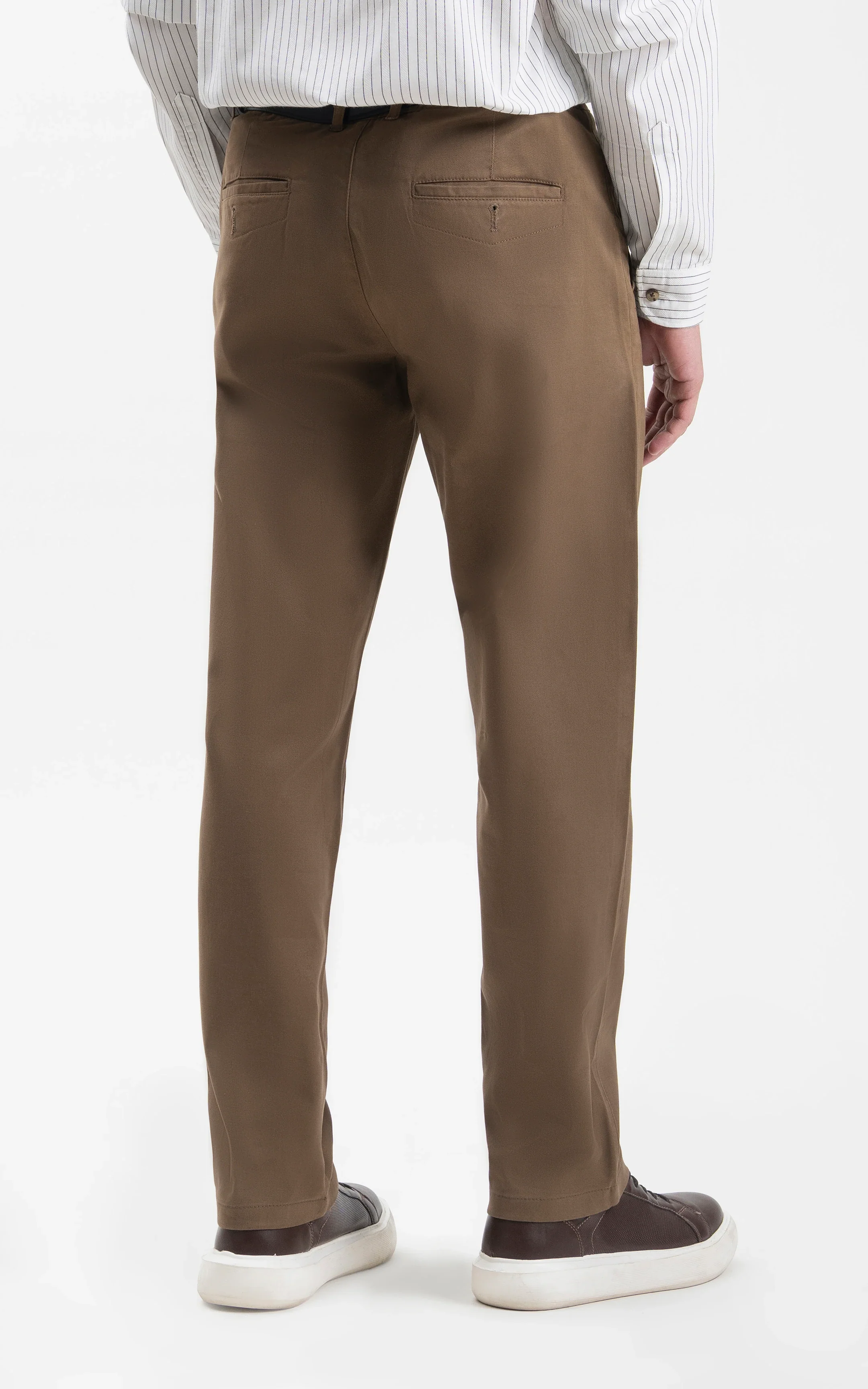 CASUAL PANT REGULAR FIT DARK KHAKI - Image 5