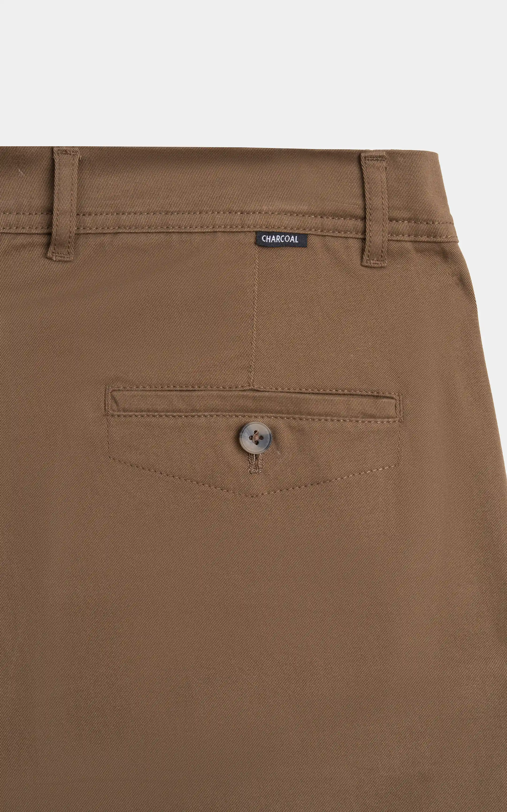 CASUAL PANT REGULAR FIT DARK KHAKI - Image 7