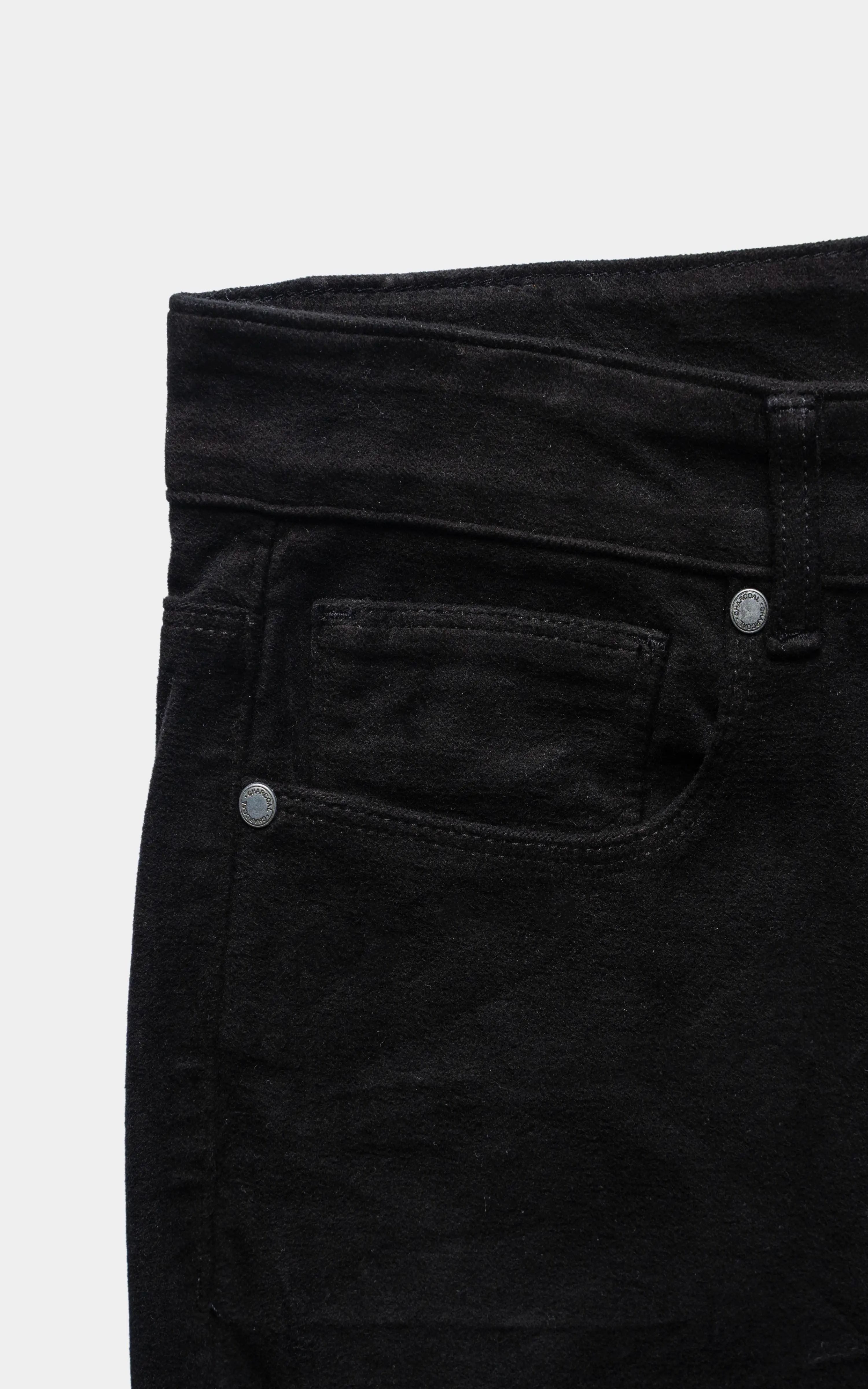 CASUAL PANT SLIM FIT BLACK - Image 2