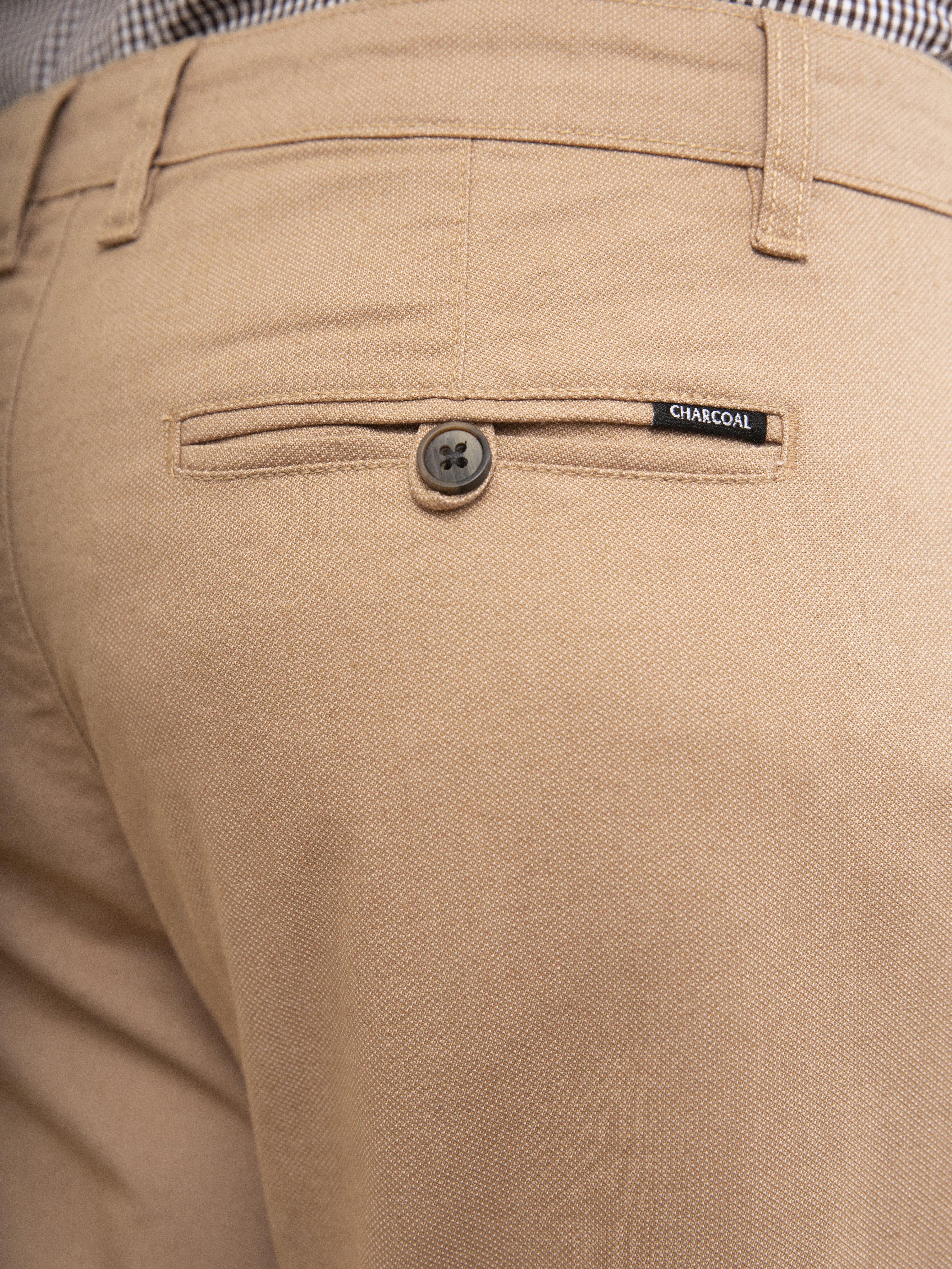 CASUAL PANT SLIM FIT CROSS POCKET KHAKI - Image 4