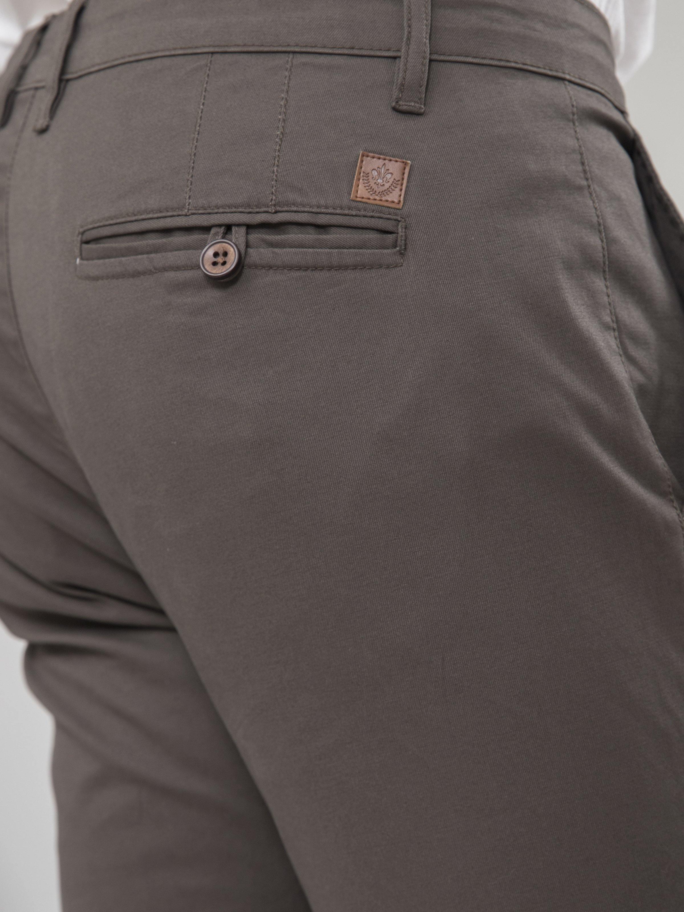 CASUAL PANT SLIM FIT GREEN GREY - Image 4
