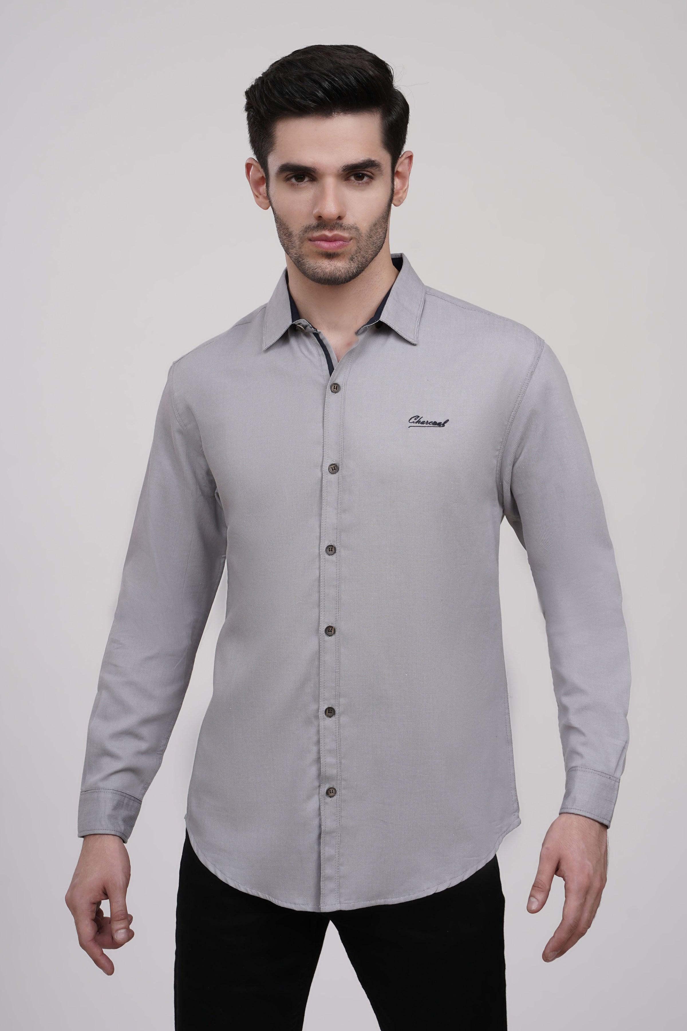 CASUAL SHIRT ASH GREY