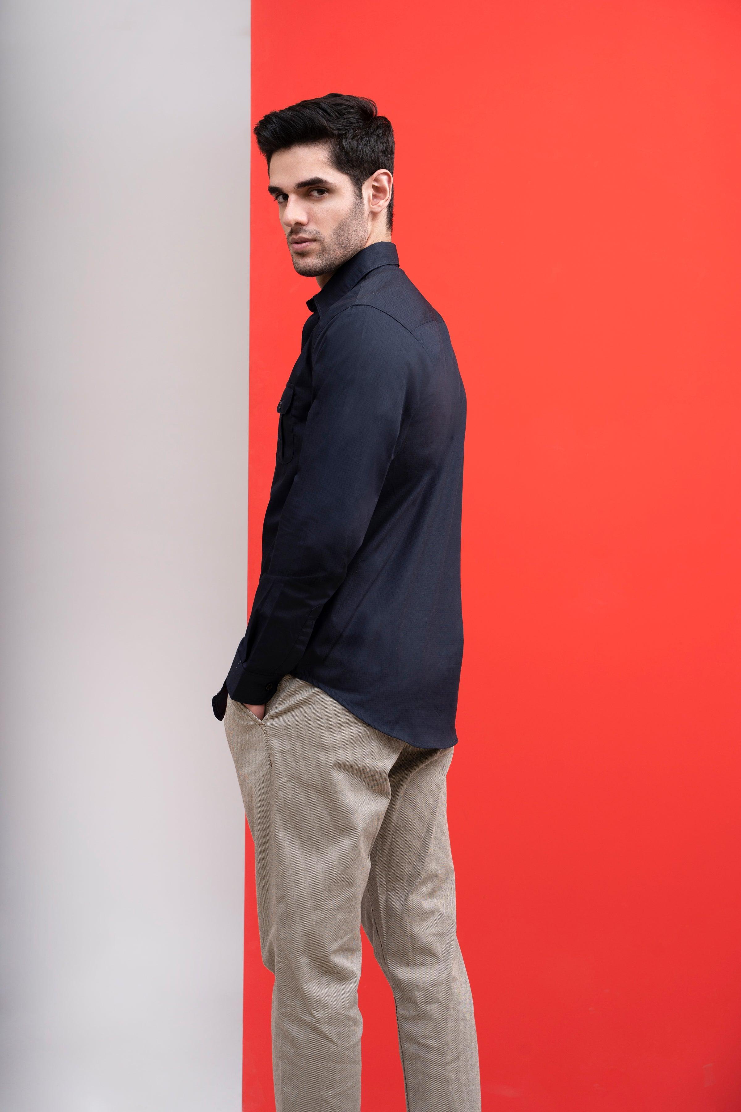 CASUAL SHIRT BLACK - Image 3