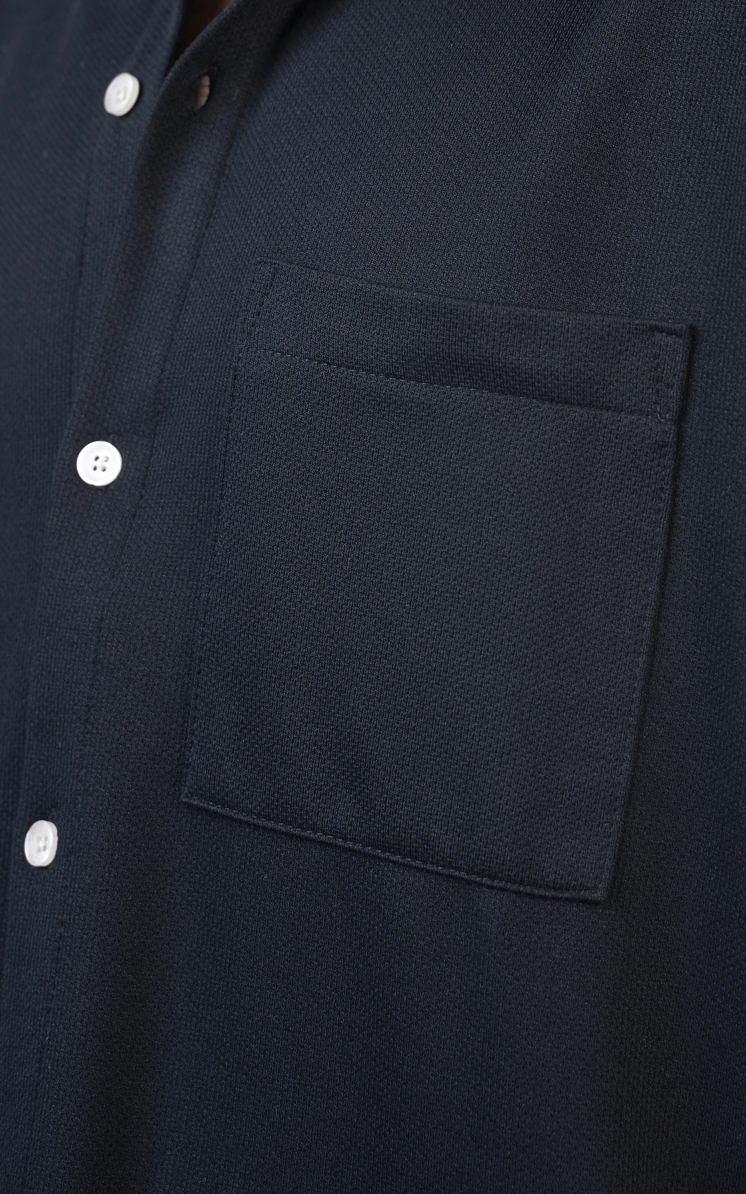 OVERSIZED KNITTED SHIRT BLACK - Image 15