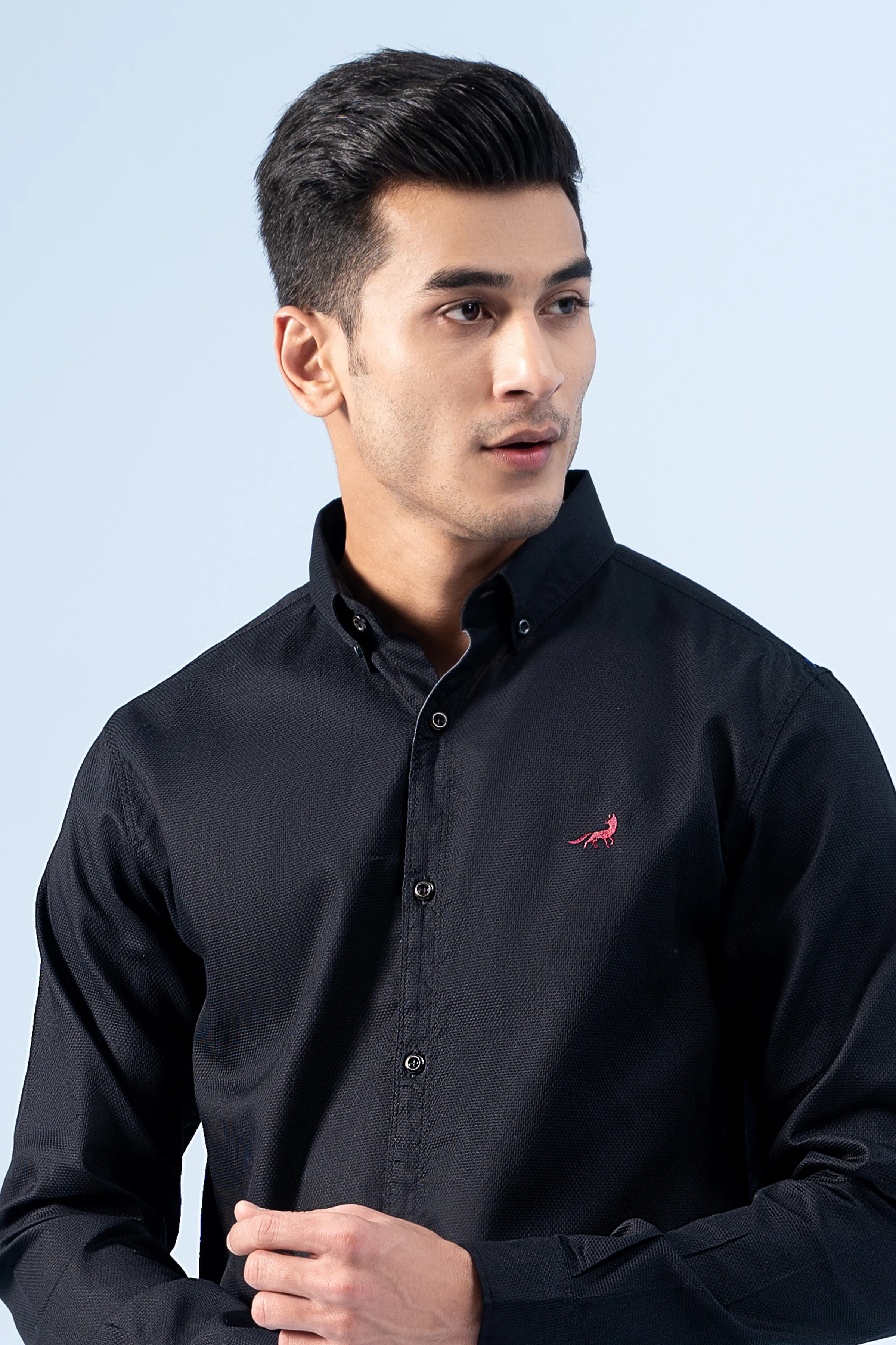 CASUAL SHIRT BLACK - Image 2