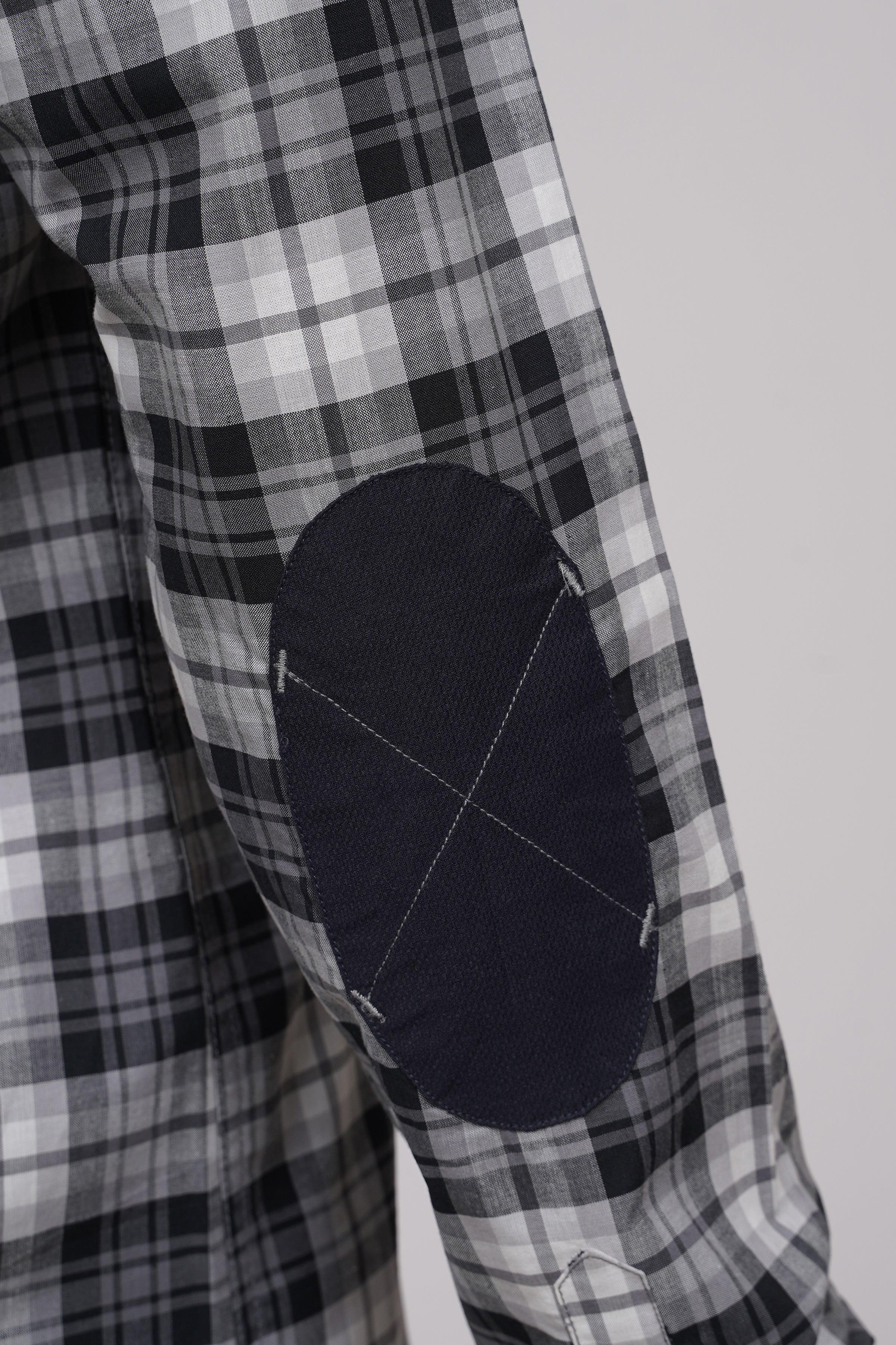 CASUAL SHIRT BLACK GREY - Image 4