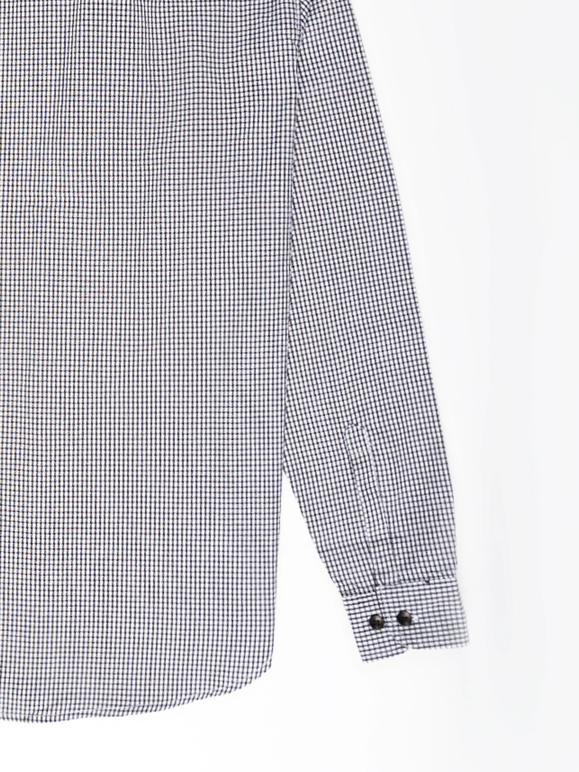 CASUAL SHIRT BLACK WHITE - Image 4