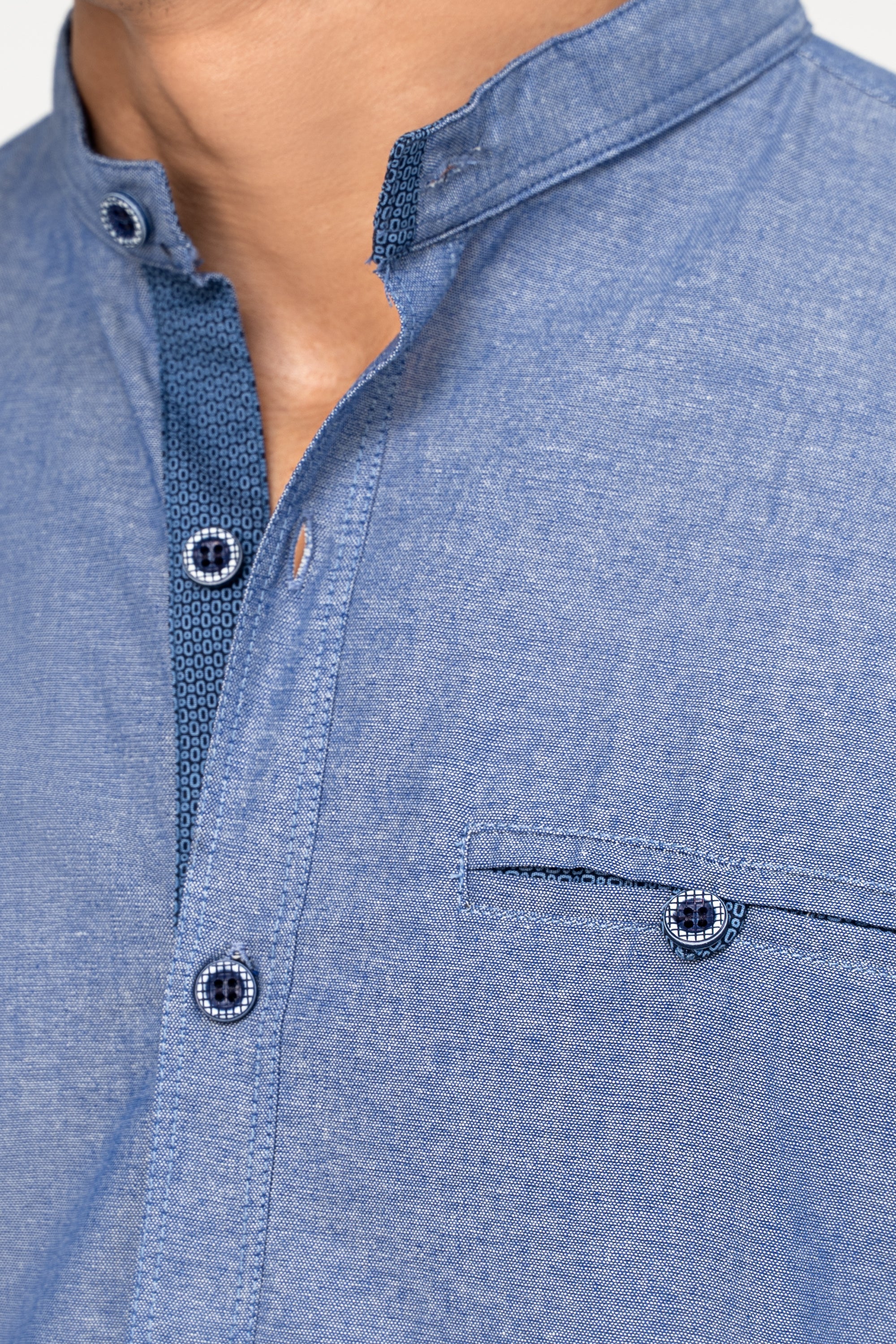 CASUAL SHIRT BLUE - Image 5