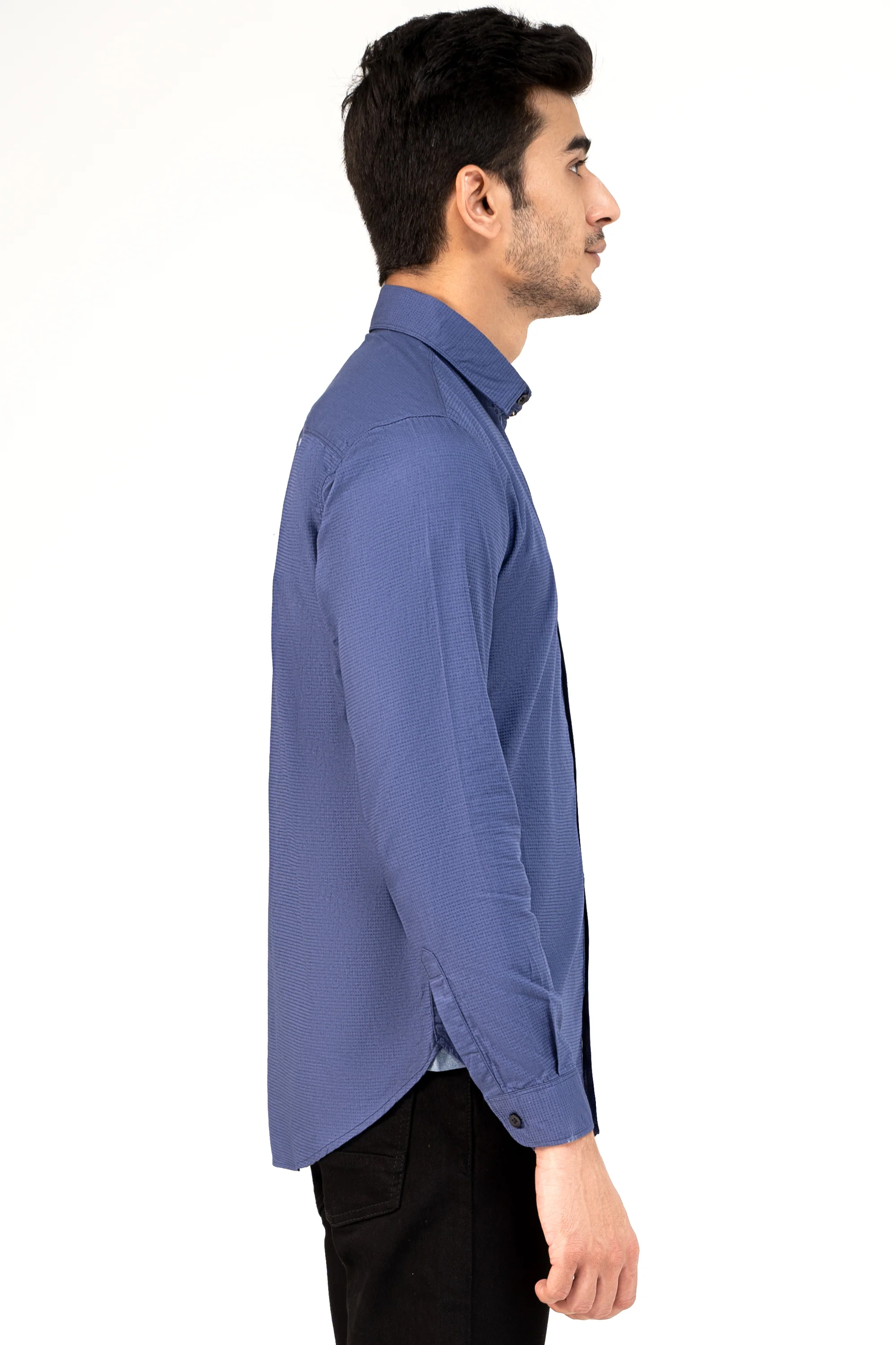 CASUAL SHIRT BLUE - Image 3