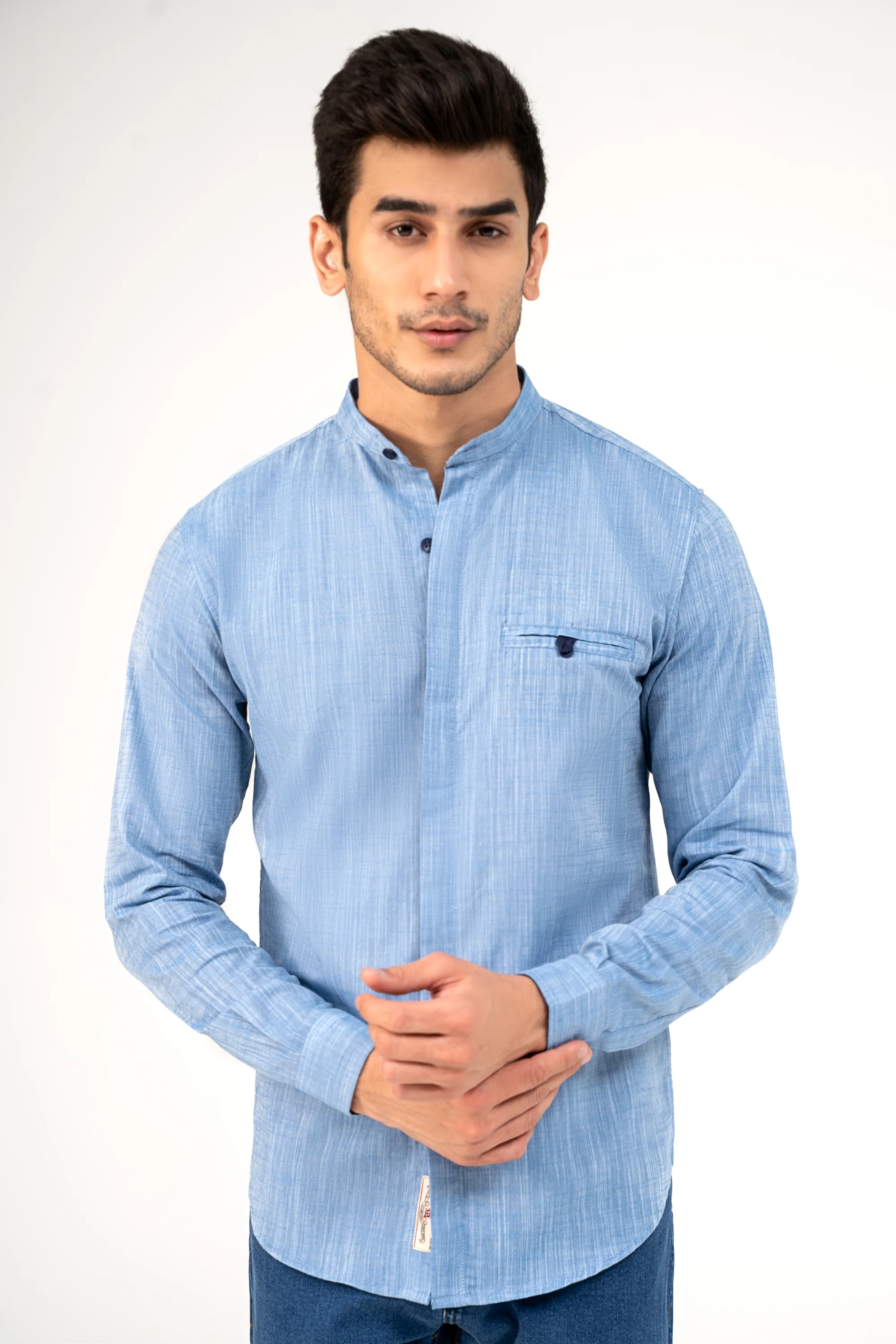 CASUAL SHIRT SKY BLUE - Image 2