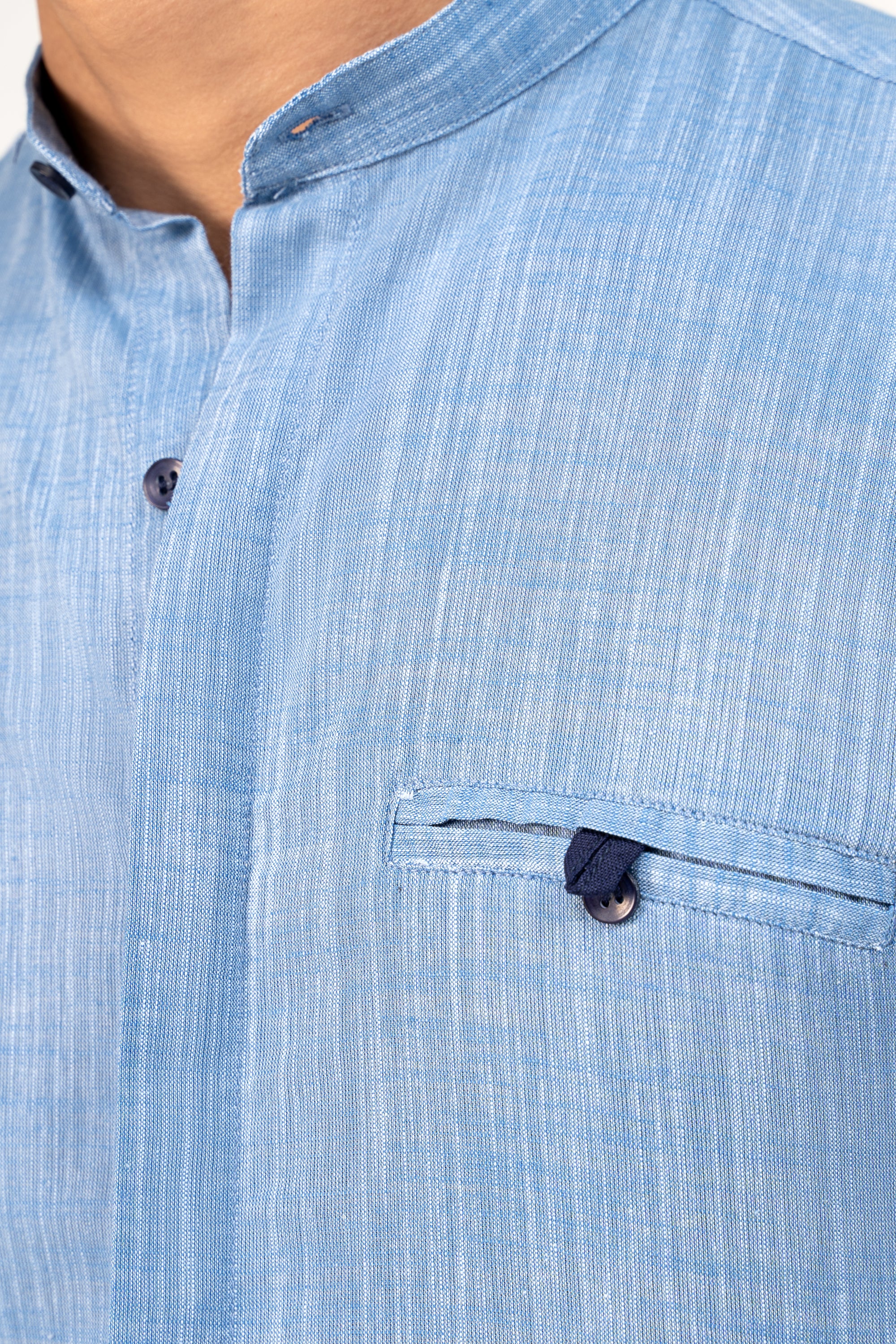 CASUAL SHIRT SKY BLUE - Image 5
