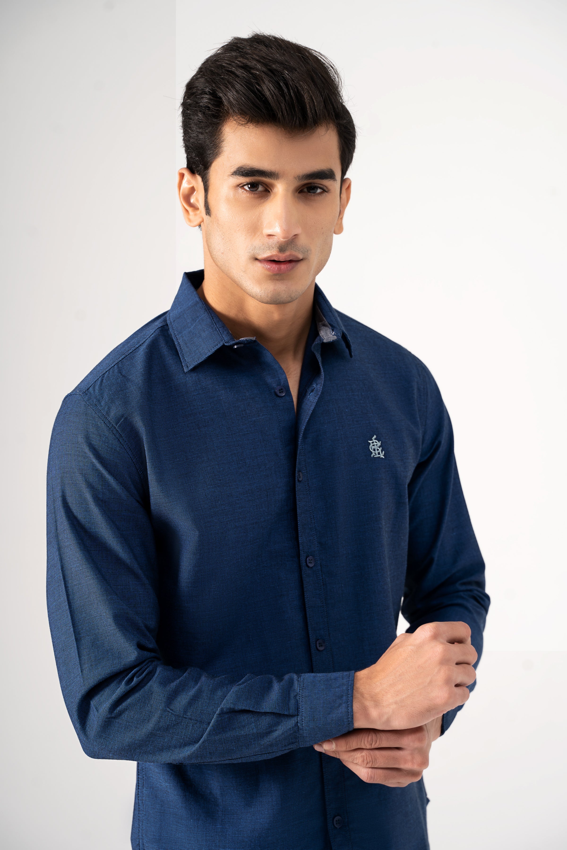 CASUAL SHIRT BLUE - Image 2