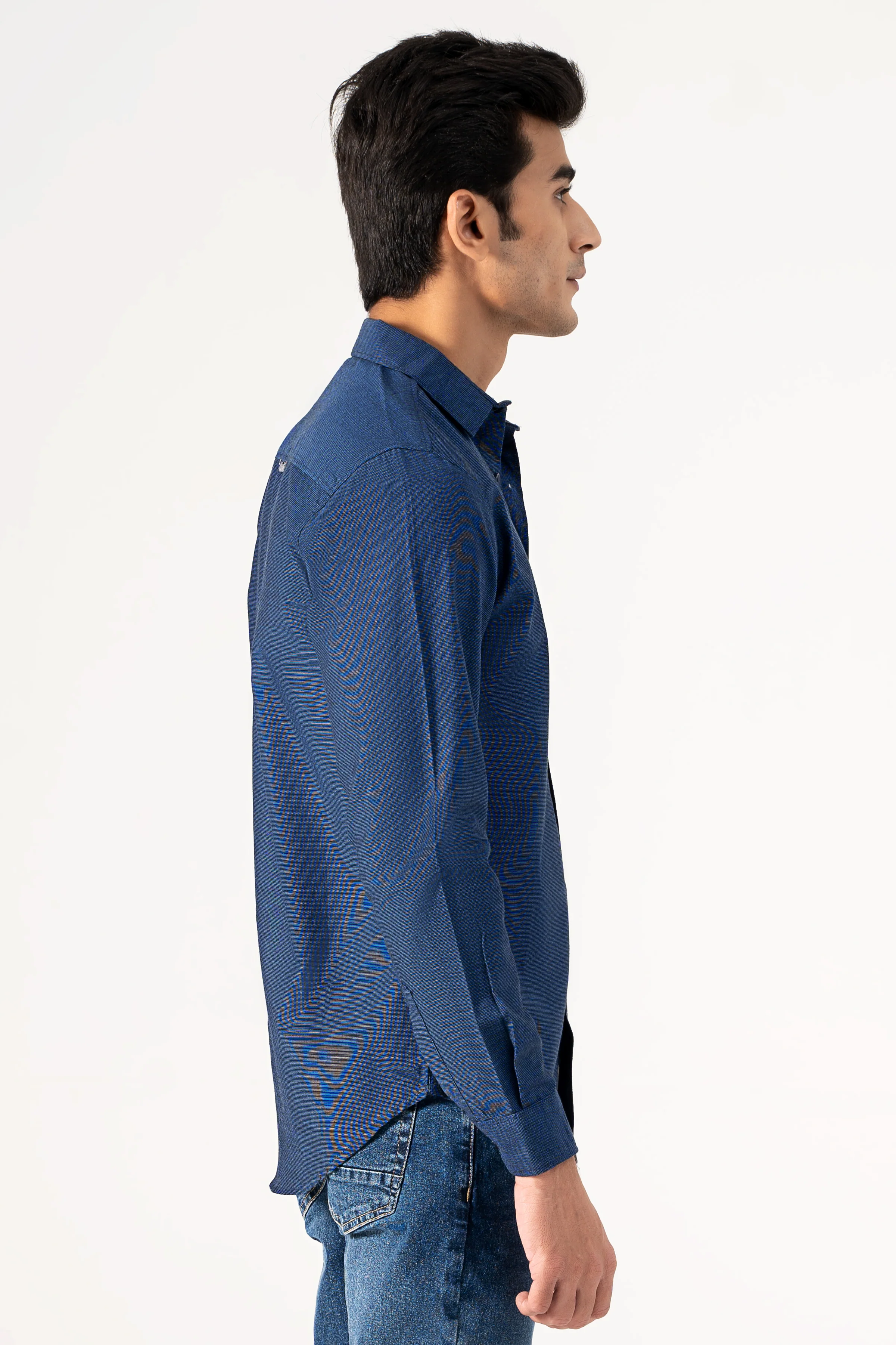 CASUAL SHIRT BLUE - Image 3