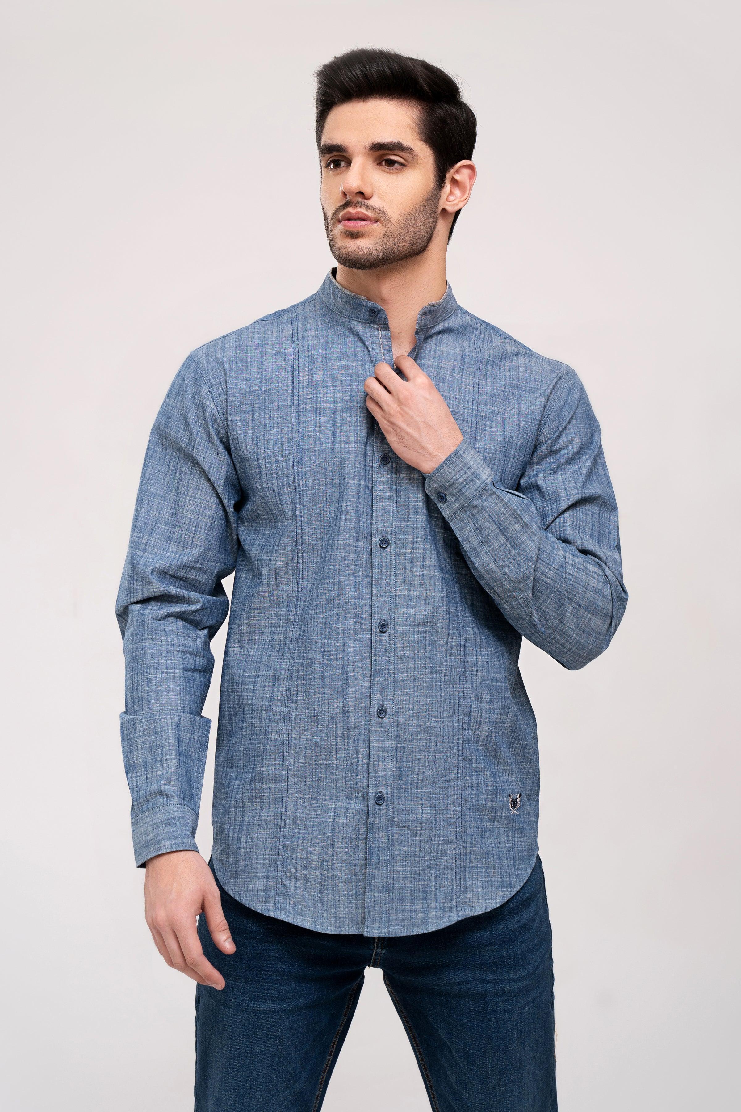 CASUAL SHIRT BLUE - Image 2