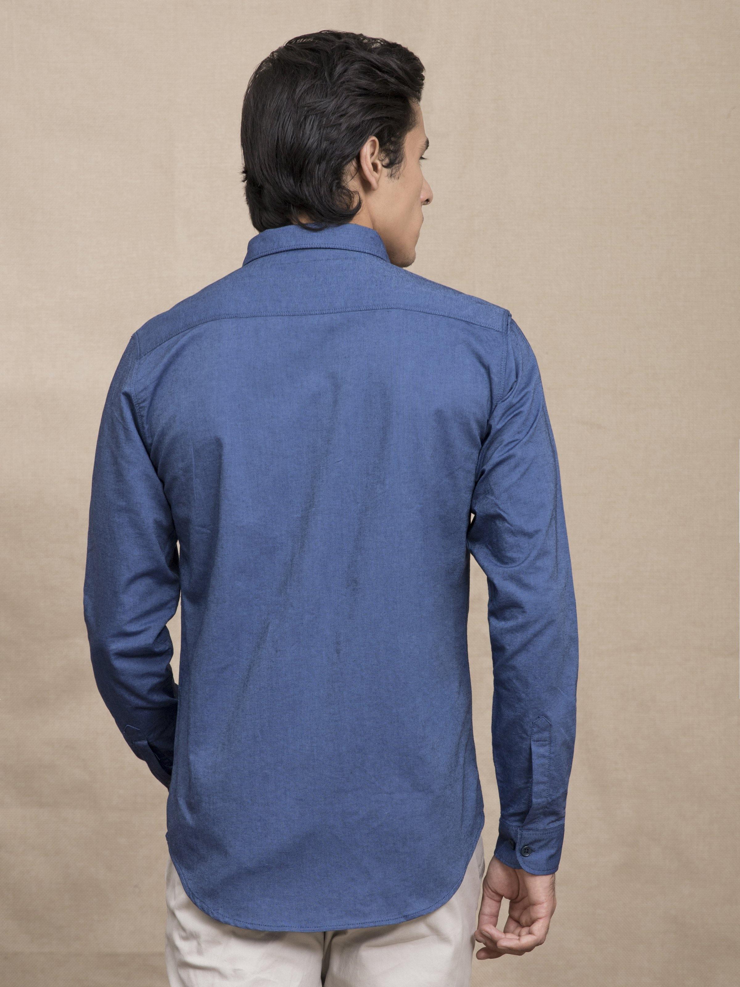 CASUAL SHIRT BLUE - Image 4
