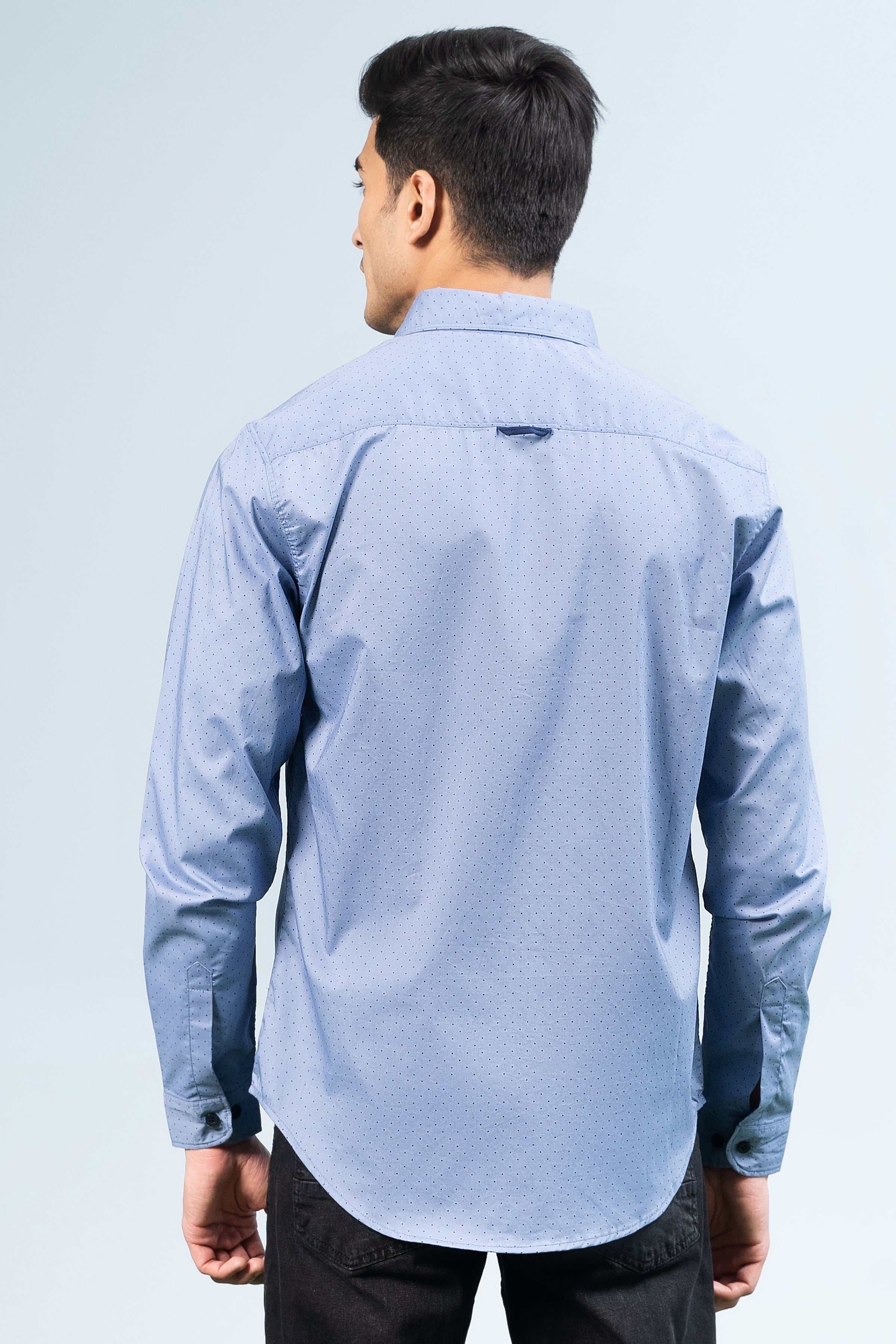 CASUAL SHIRT BLUE - Image 4