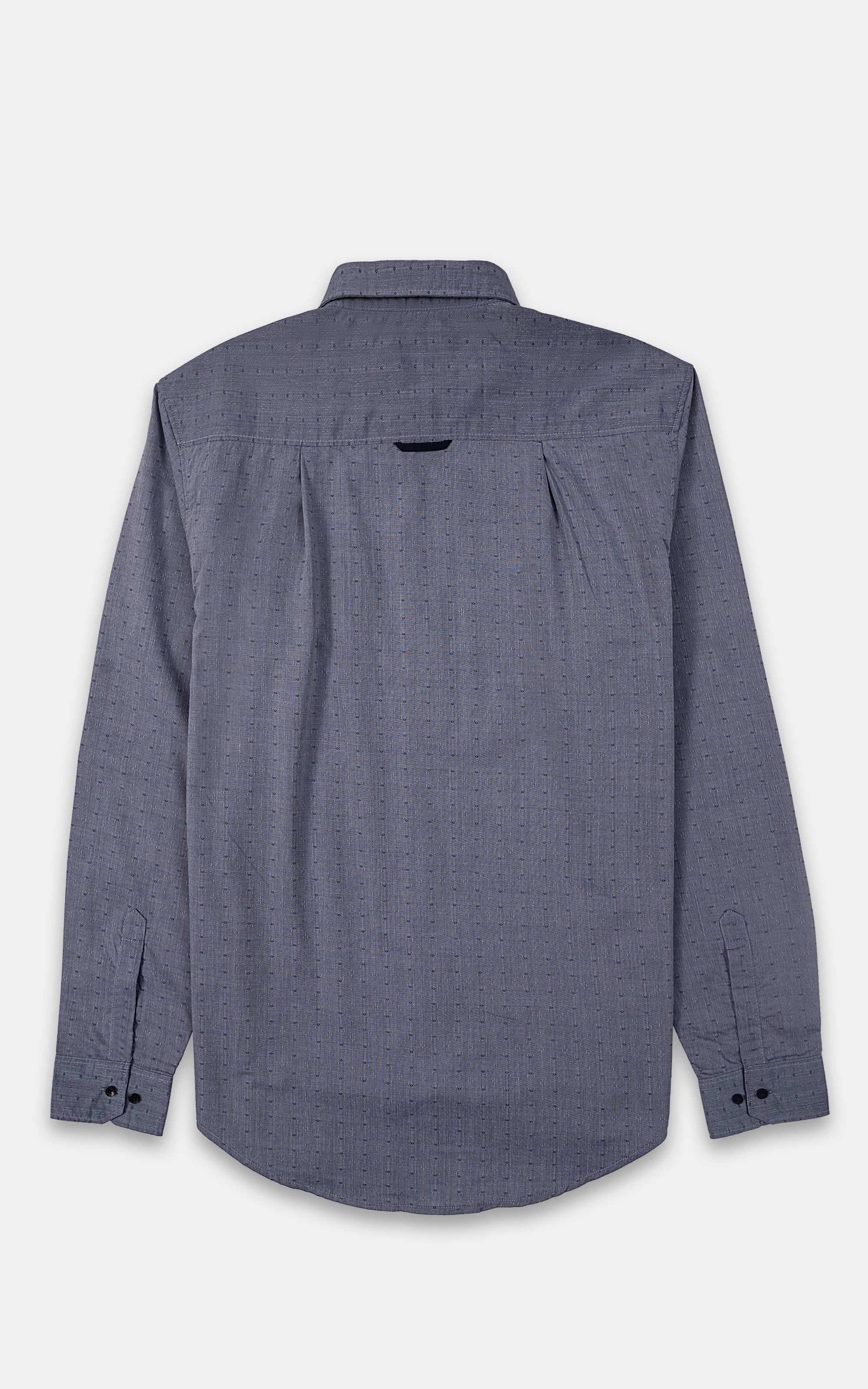 CASUAL SHIRT BLUE TEXTURE - Image 3