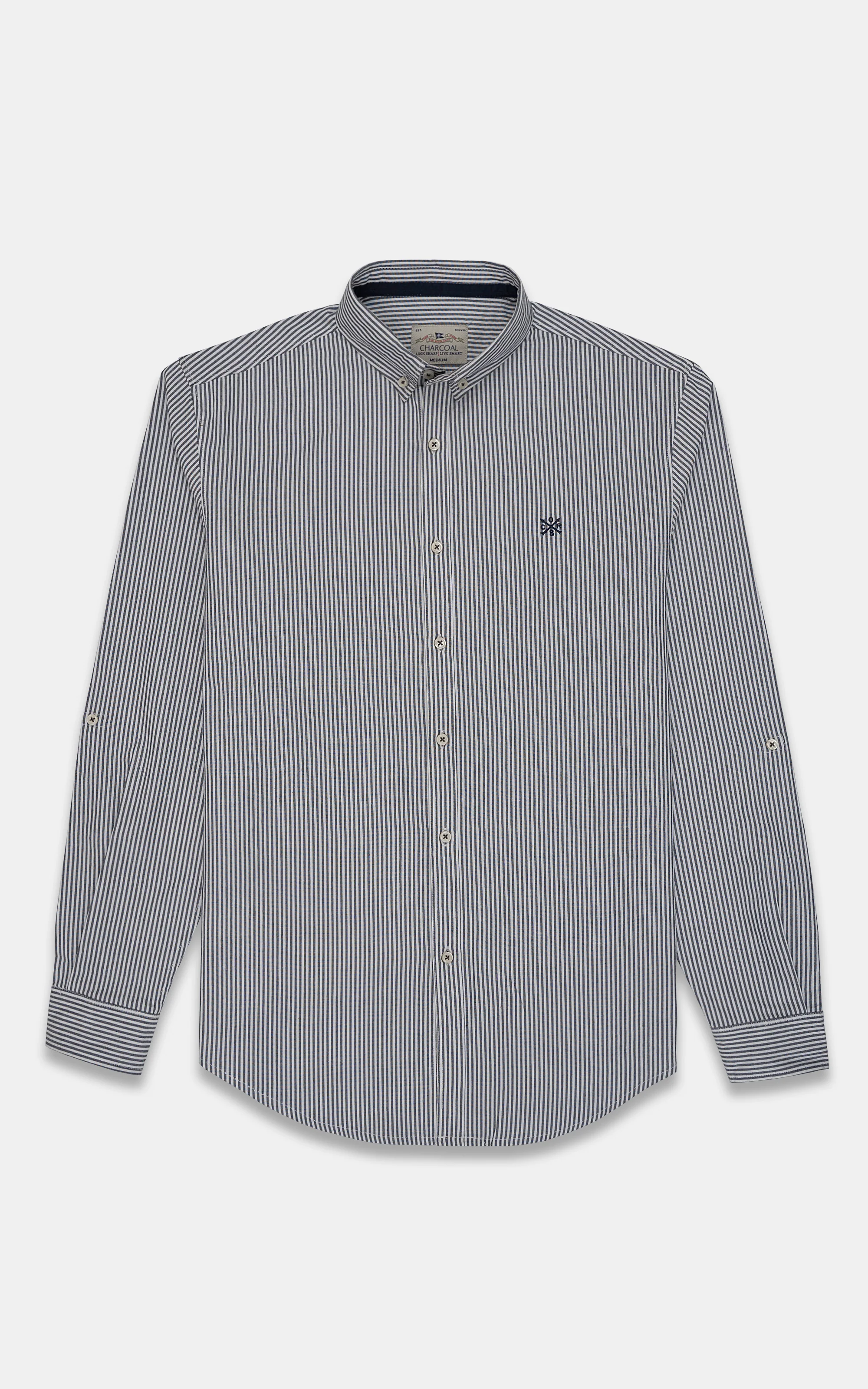 CASUAL SHIRT BLUISH GREY - Image 4