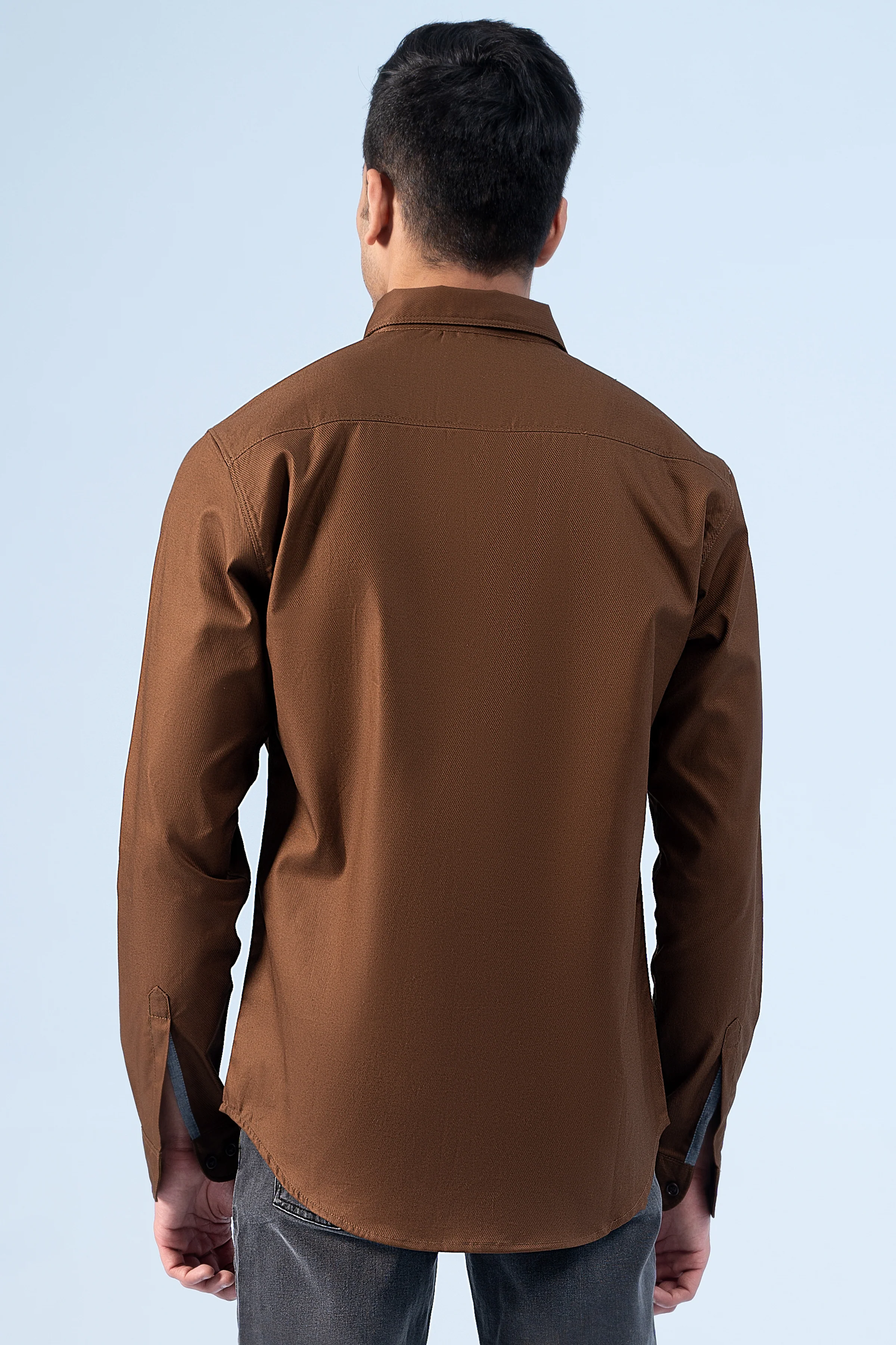 CASUAL SHIRT BROWN - Image 4