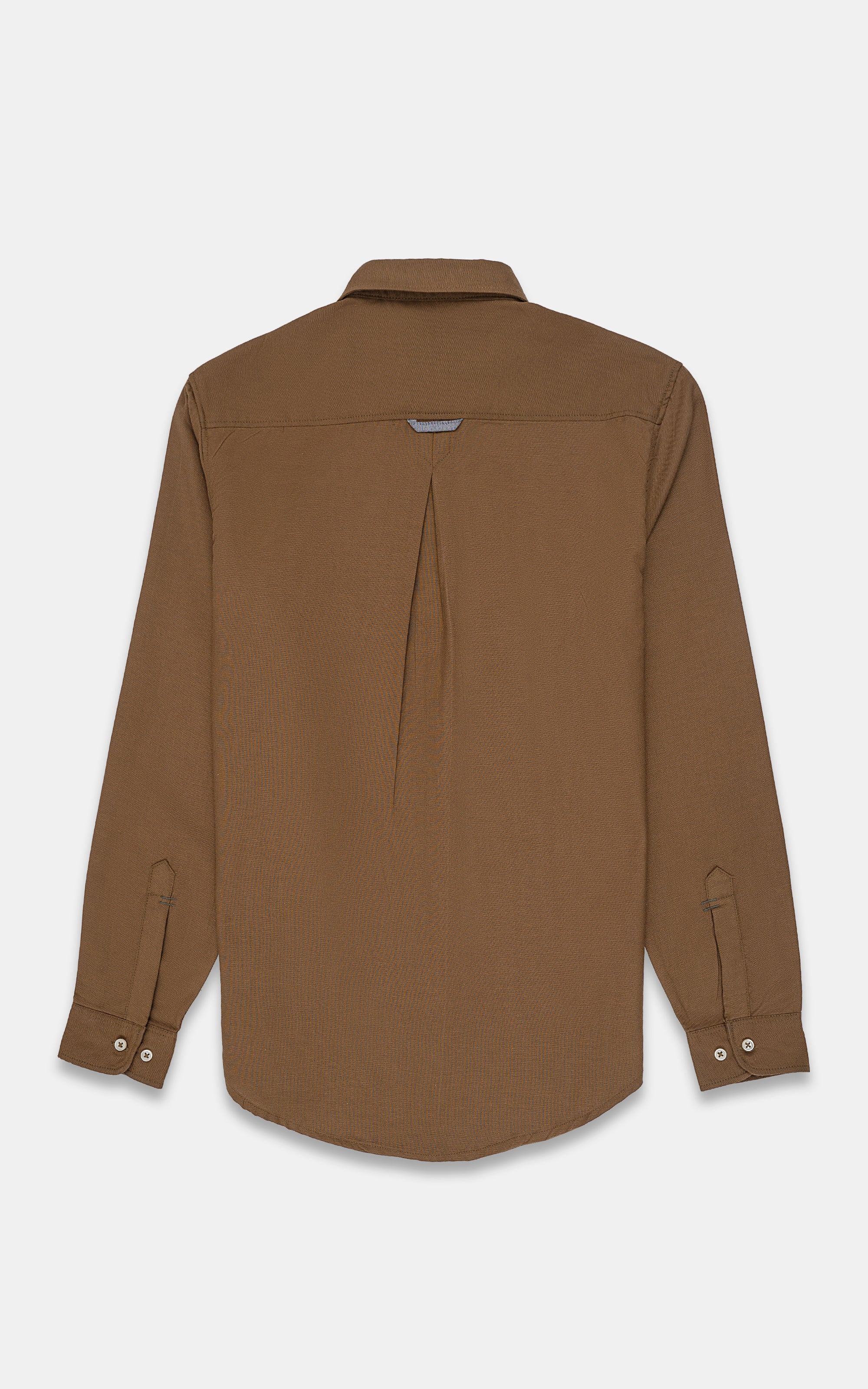CASUAL SHIRT BROWN - Image 3