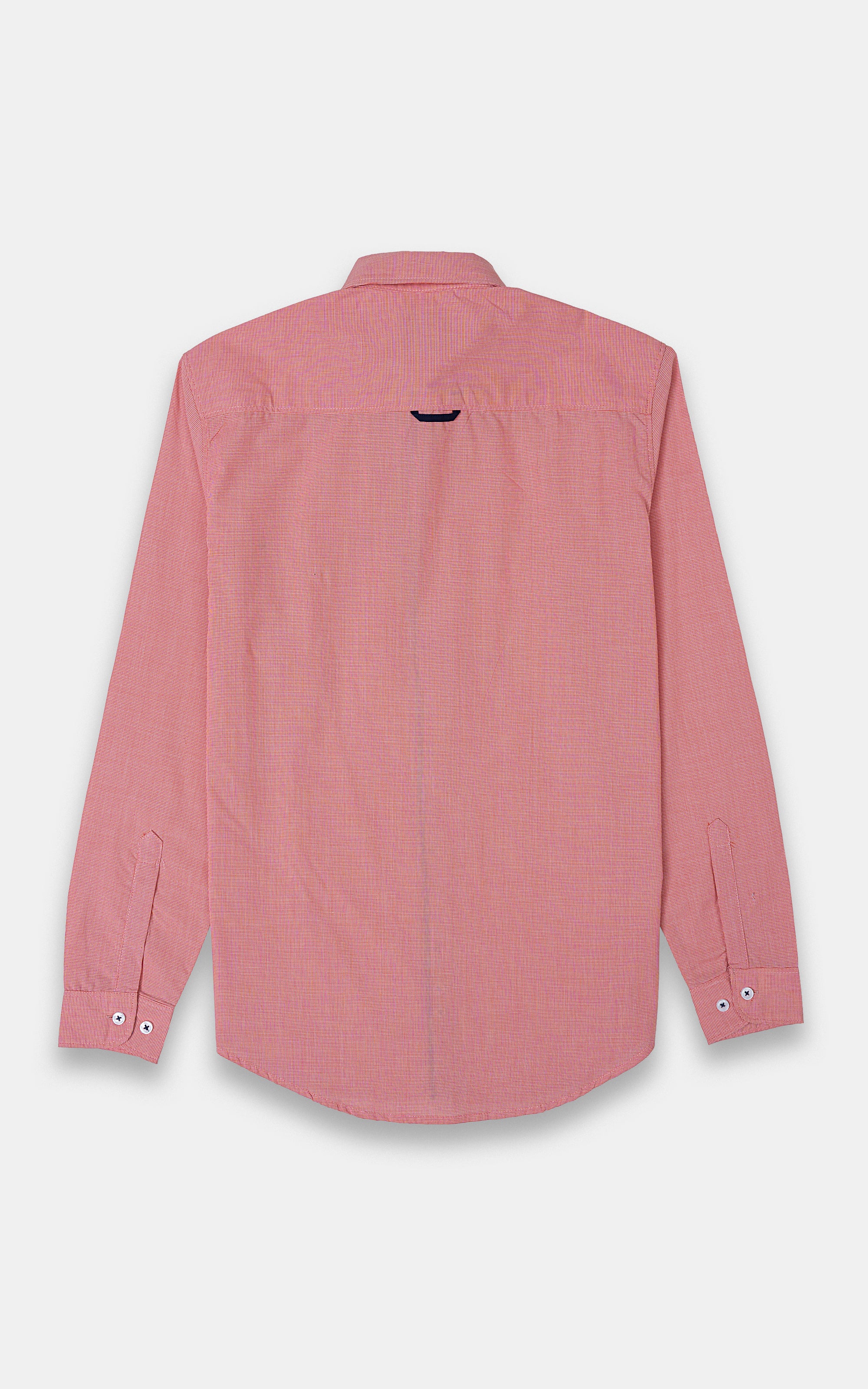 CASUAL SHIRT CORAL TEXTURED - Image 3
