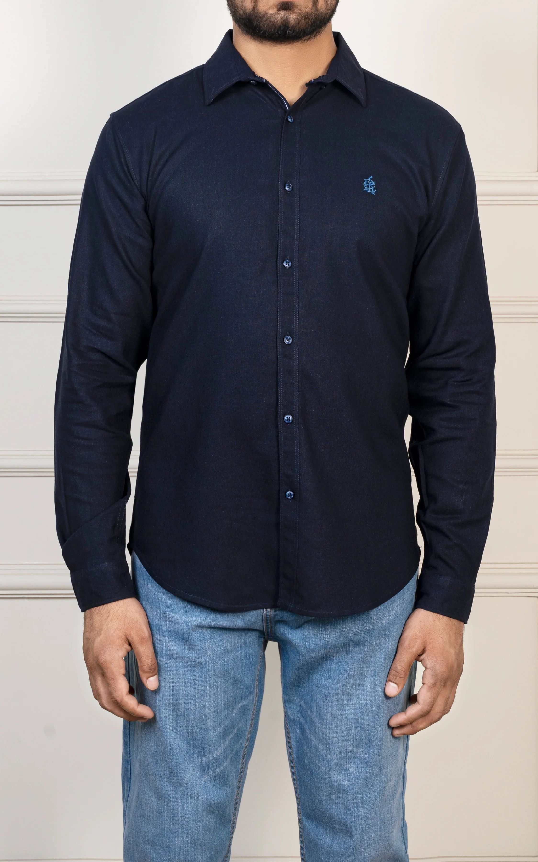 CASUAL SHIRT DARK NAVY - Image 2
