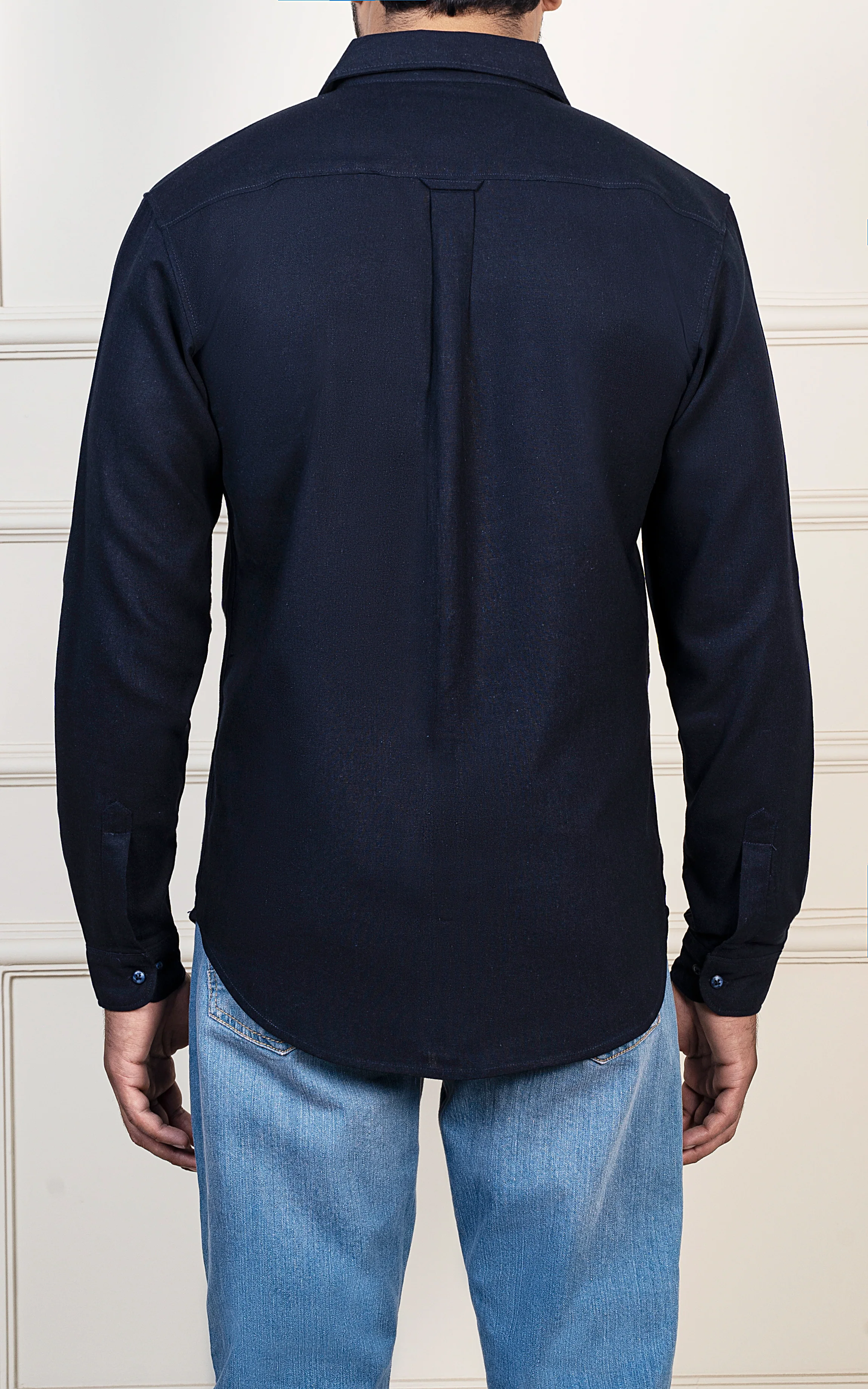CASUAL SHIRT DARK NAVY - Image 4