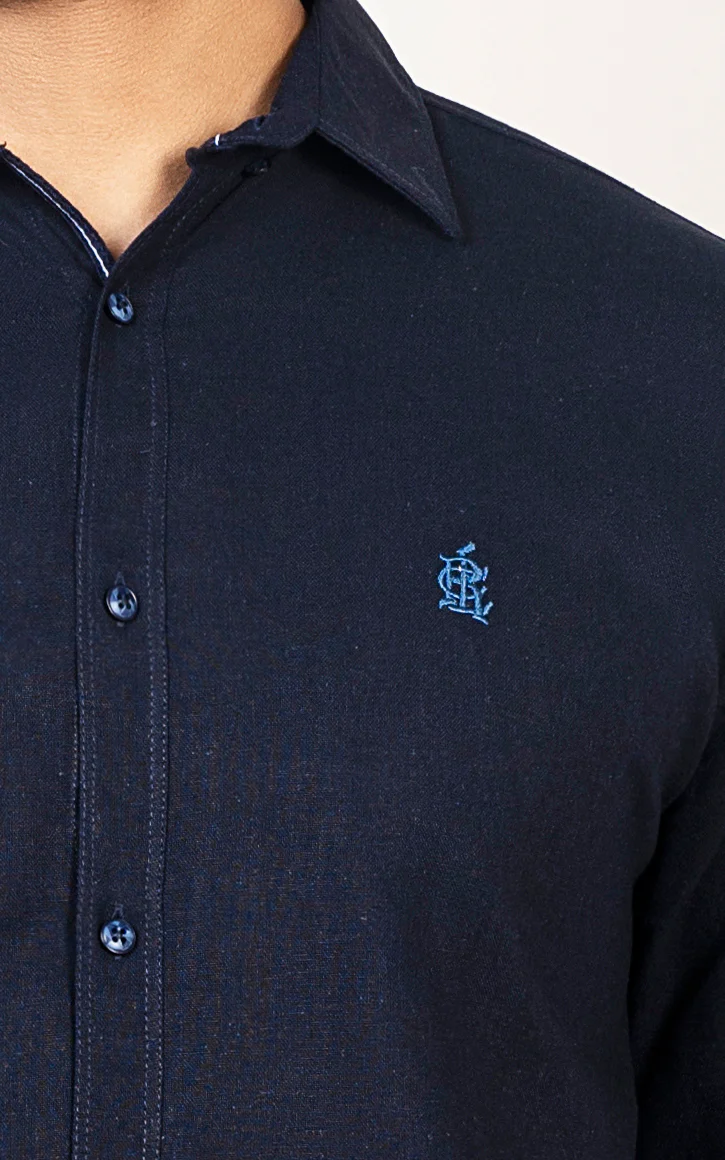 CASUAL SHIRT DARK NAVY - Image 5