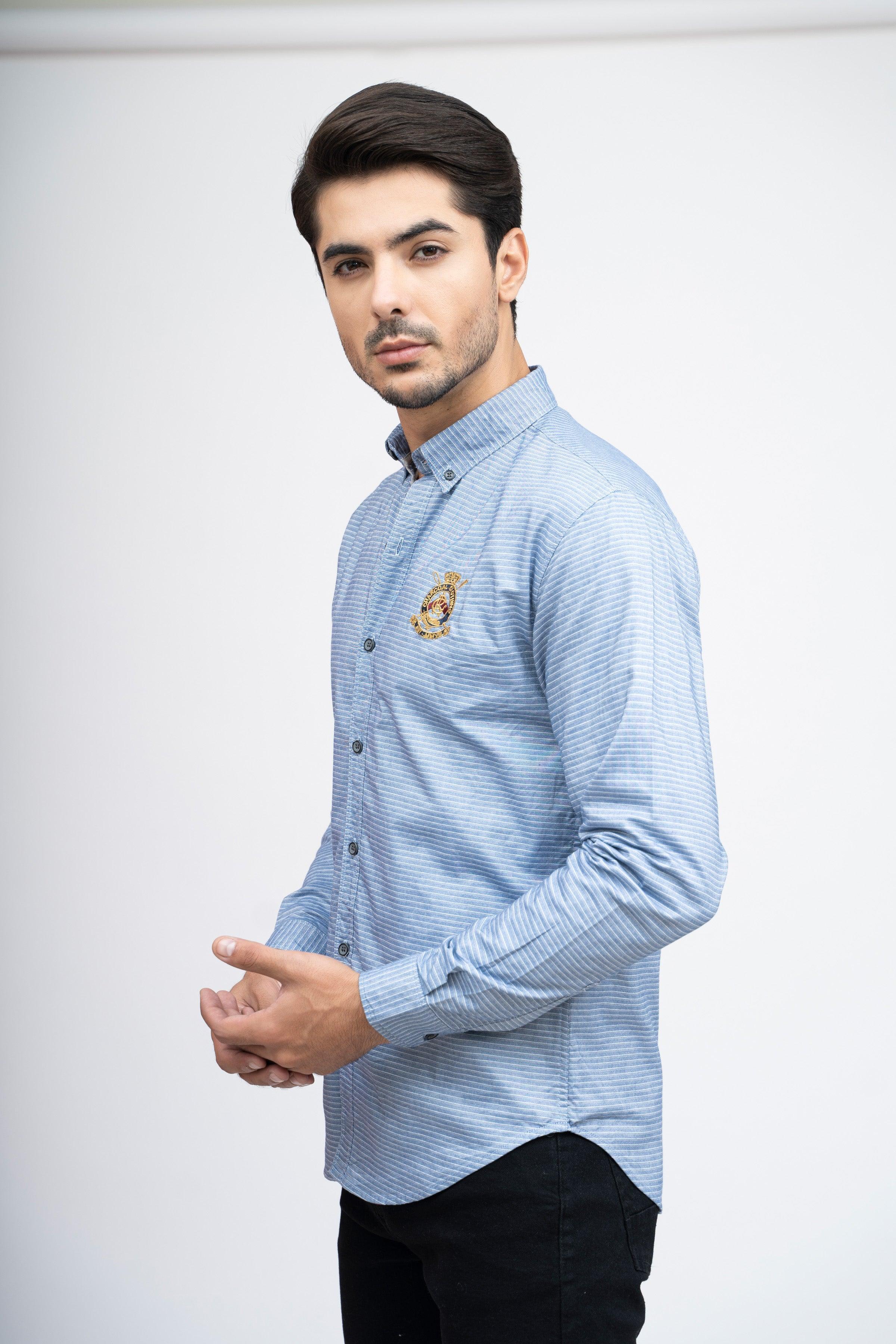 CASUAL SHIRT F/S LIGHT BLUE - Image 3