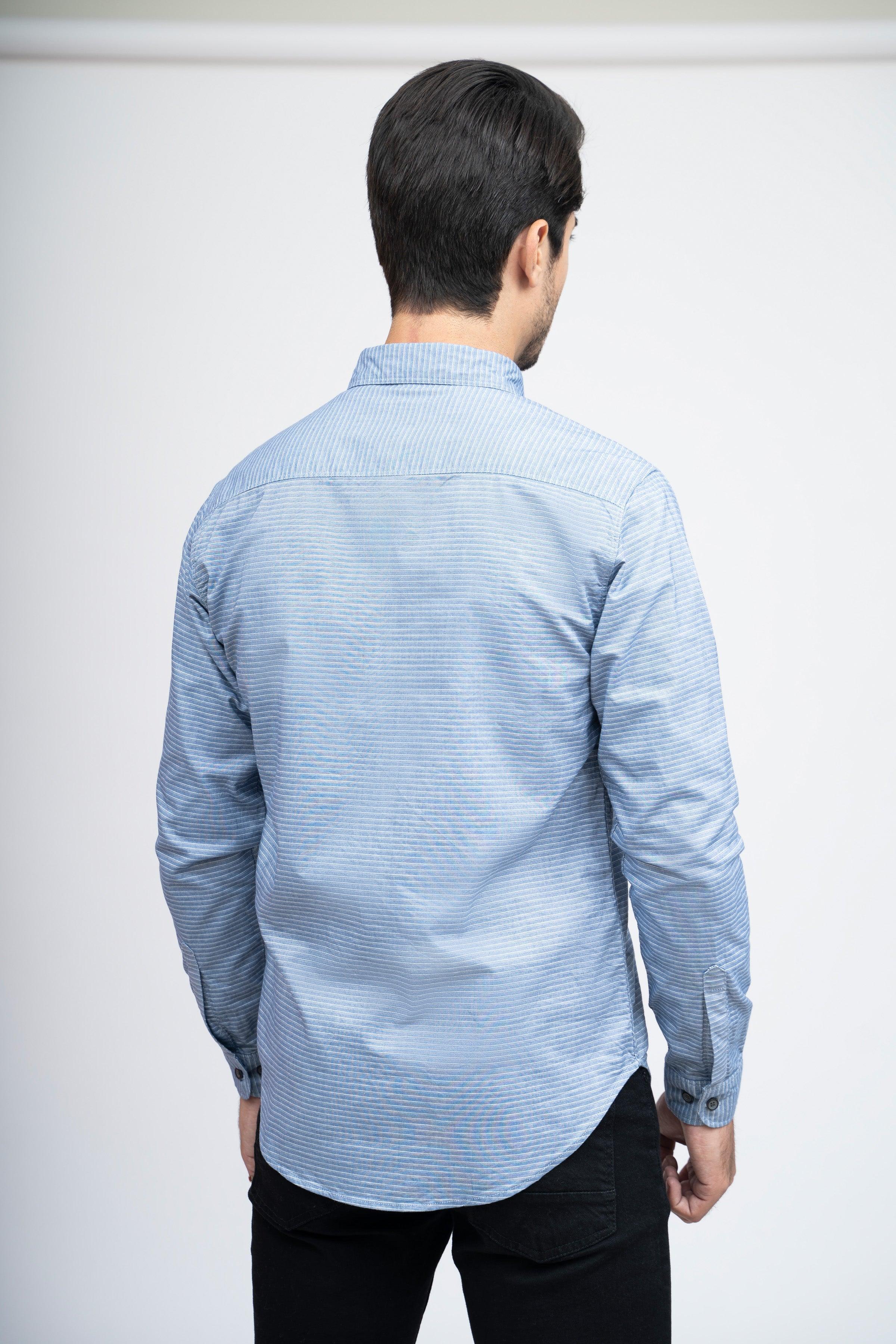 CASUAL SHIRT F/S LIGHT BLUE - Image 4