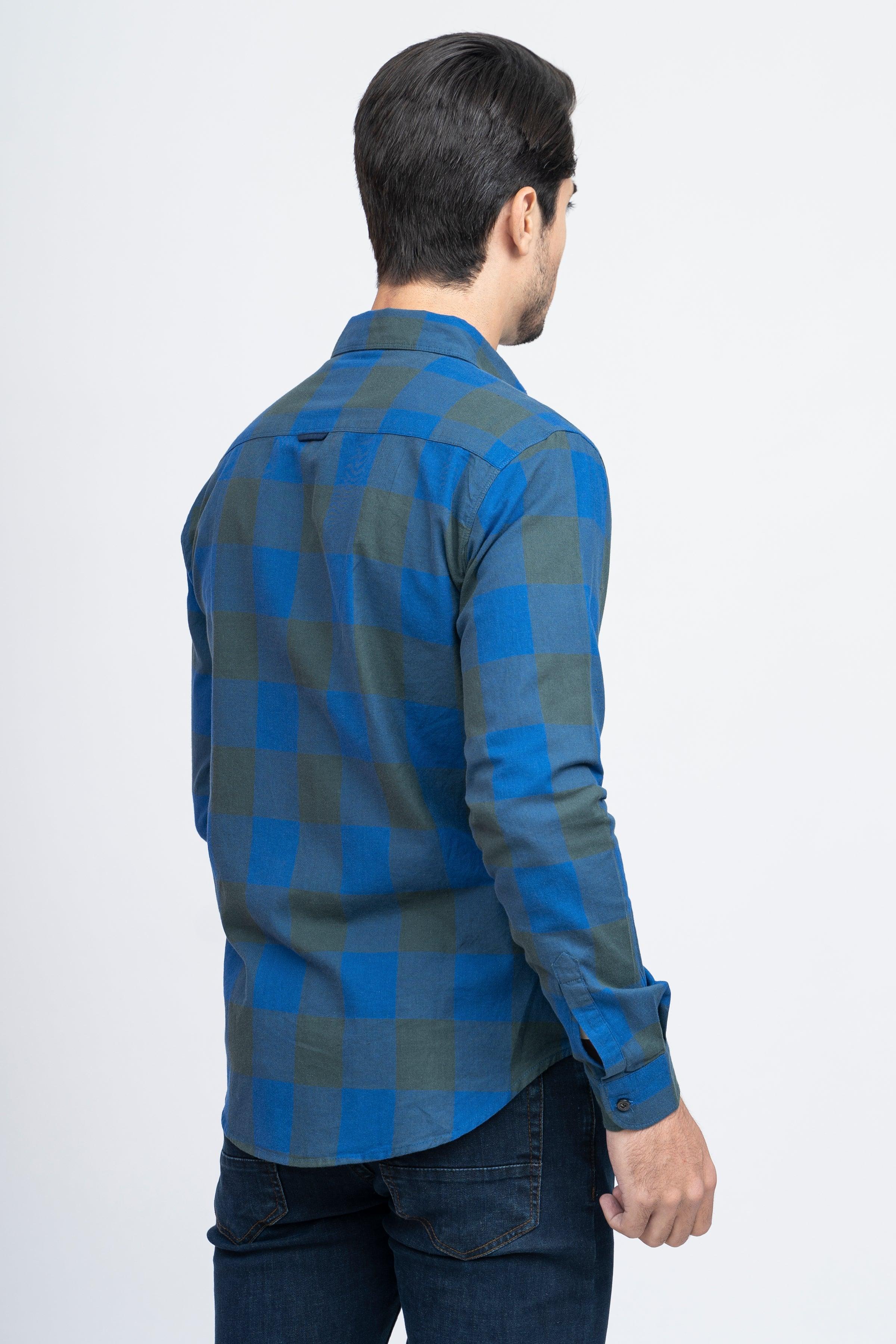 CASUAL SHIRT F/S ROYAL BLUE - Image 3