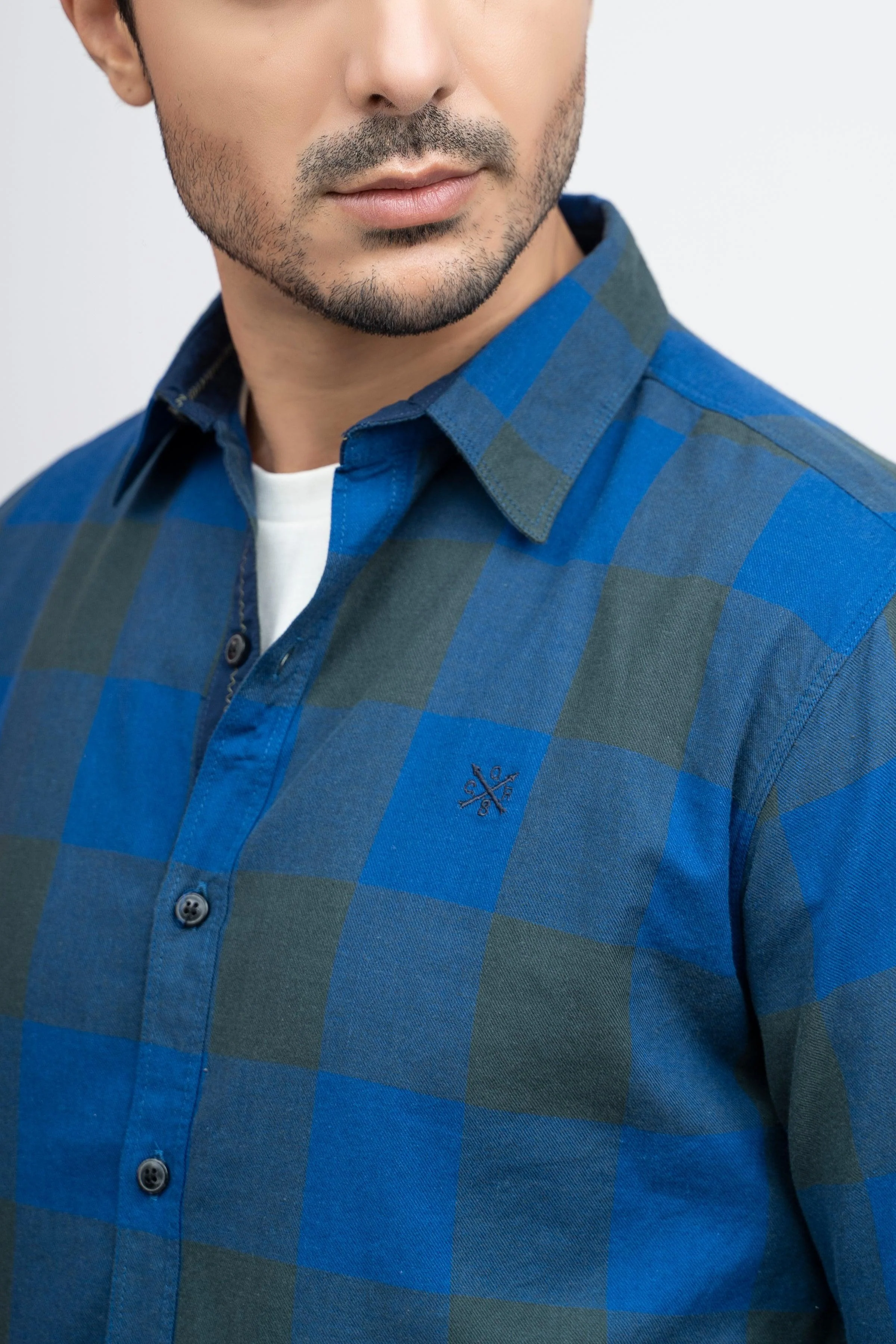 CASUAL SHIRT F/S ROYAL BLUE - Image 4