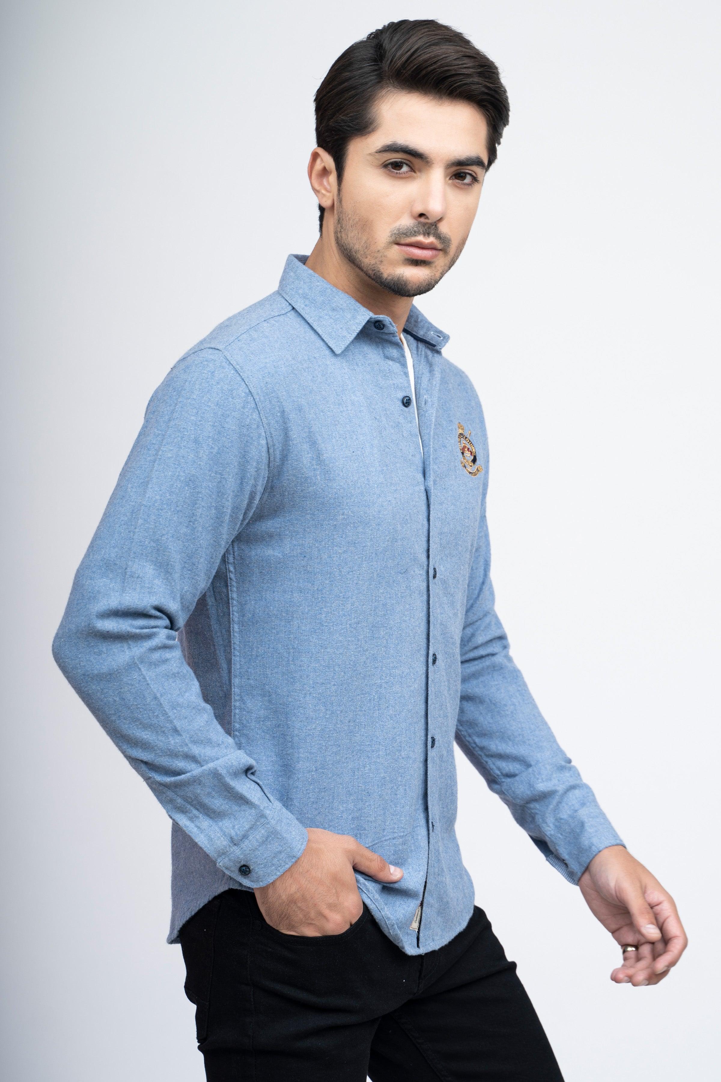 CASUAL SHIRT F/S SKY BLUE - Image 2